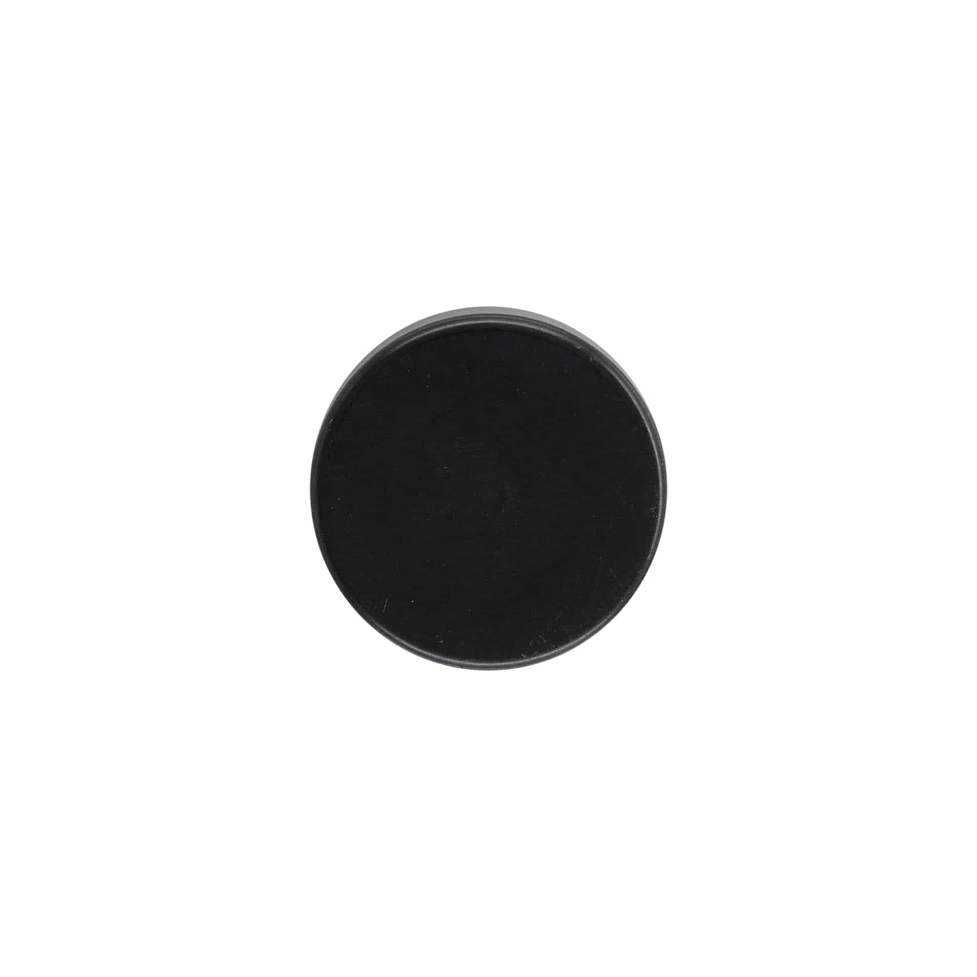Tampa de rosca, plástico ABS, preto, para bocal: GPI 28/400