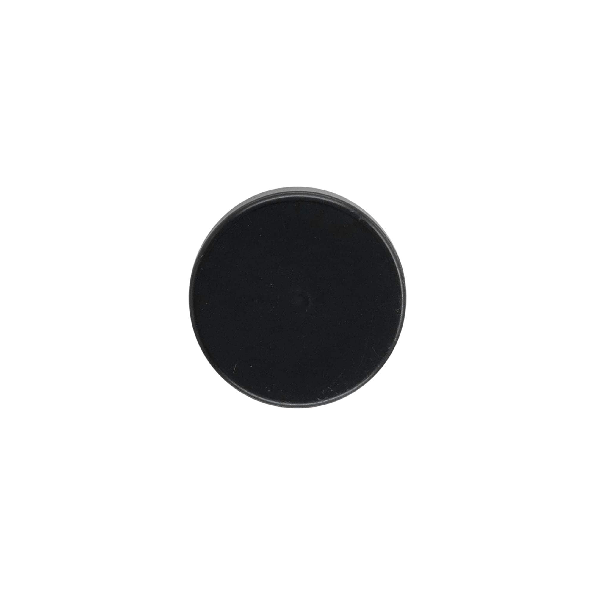 Tampa de rosca, plástico ABS, preto, para bocal: GPI 28/400