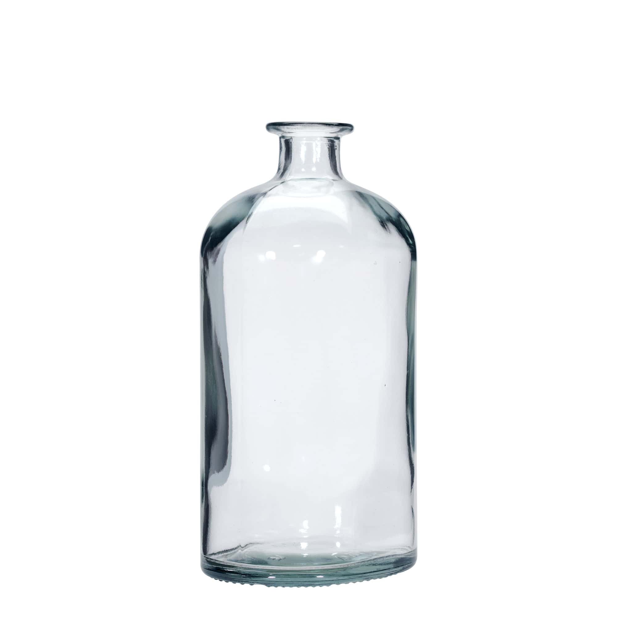 1000 ml Garrafa de vidro 'Dundee', oval, boca: Cortiça 1000 ml Garrafa de vidro 'Dundee', oval, boca: Cortiça