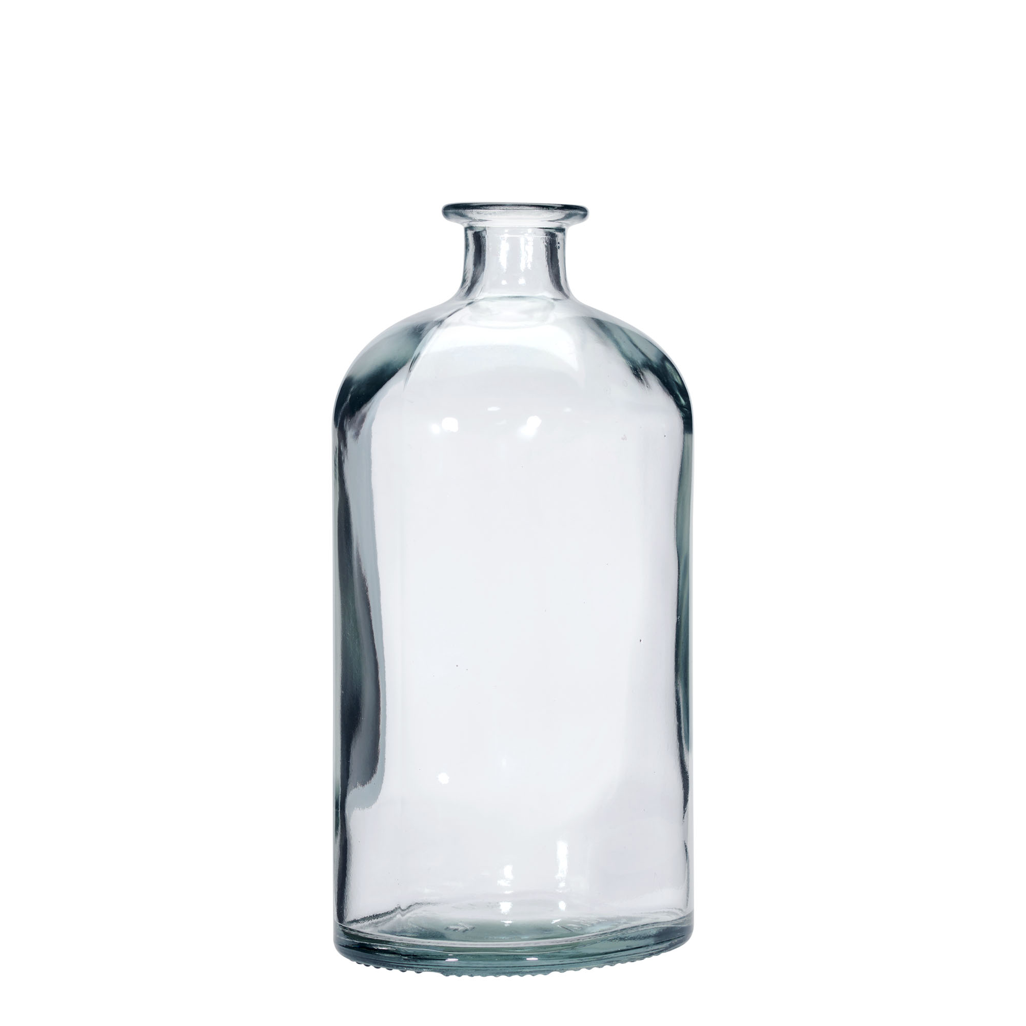 Garrafa de vidro 1.000 ml 'Dundee', oval, gargalo: cortiça