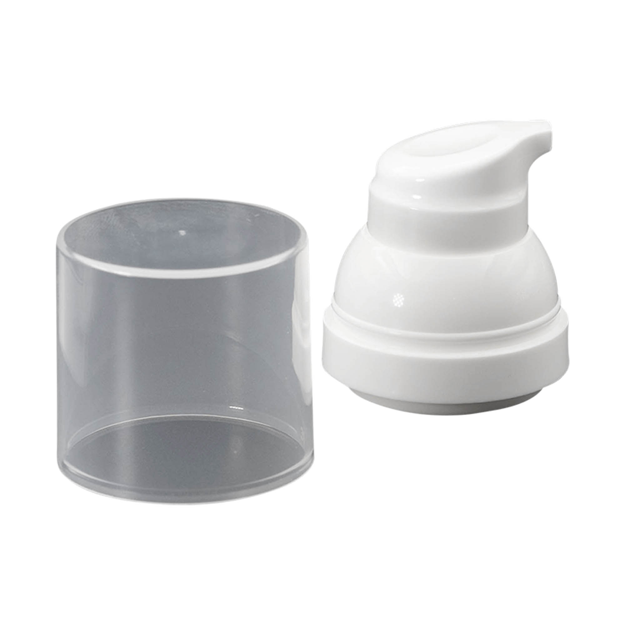 Cabeça de bomba dispensadora airless 'Mezzo', plástico PP, branco Cabeça de bomba dispensadora airless 'Mezzo', plástico PP, branco