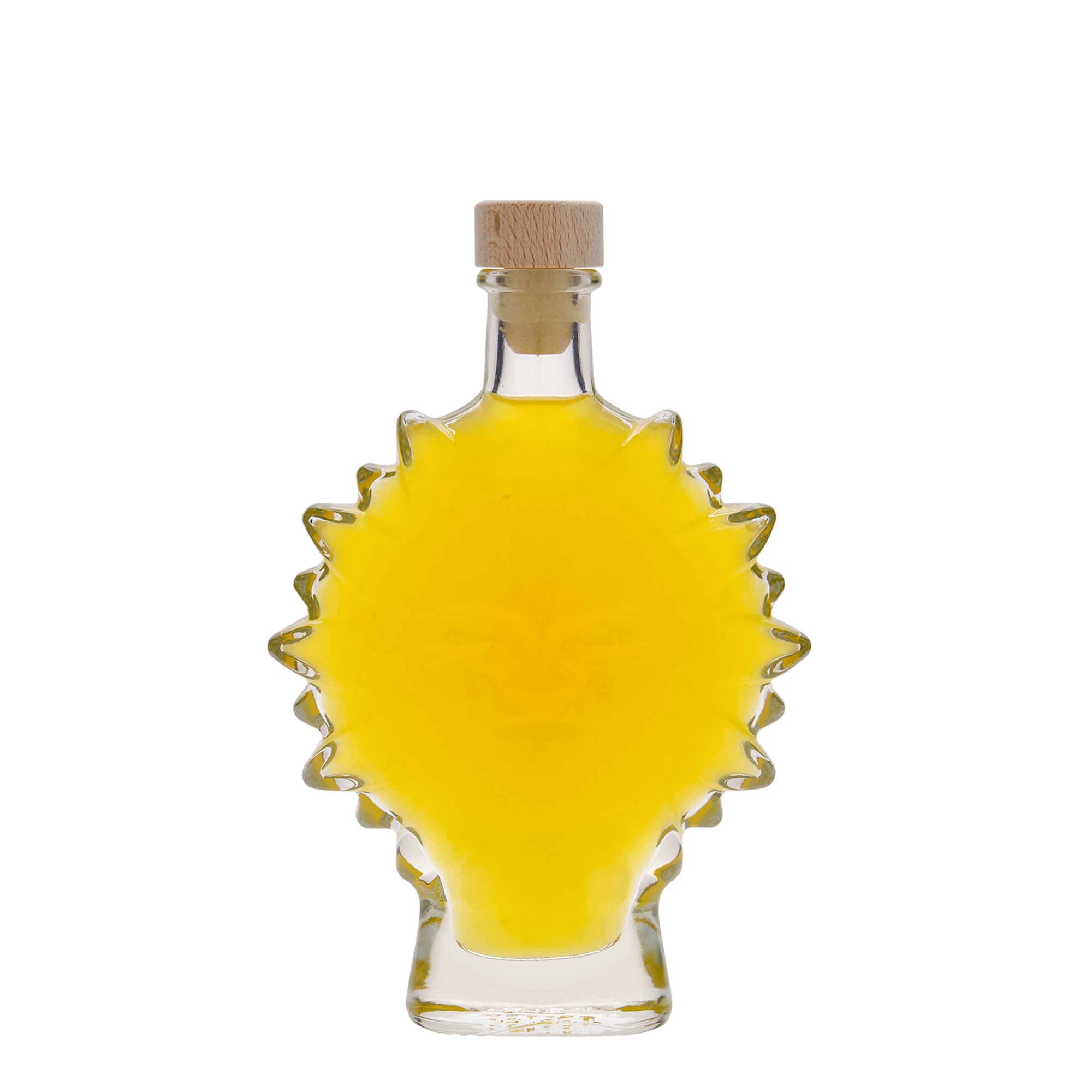 Frasco de vidro de 200 ml 'Sol', boca: cortiça