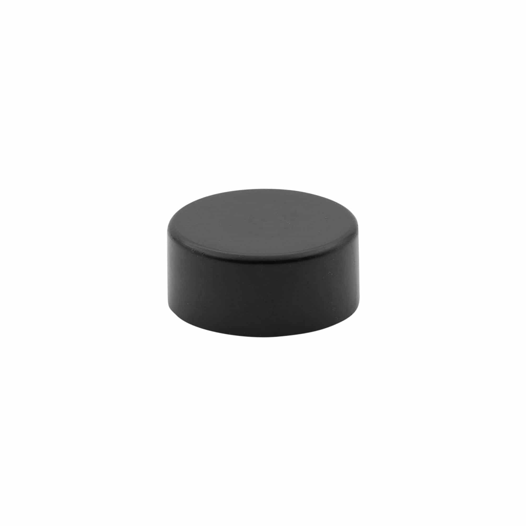 Tampa de rosca, plástico ABS, preto, para bocal: GPI 28/400