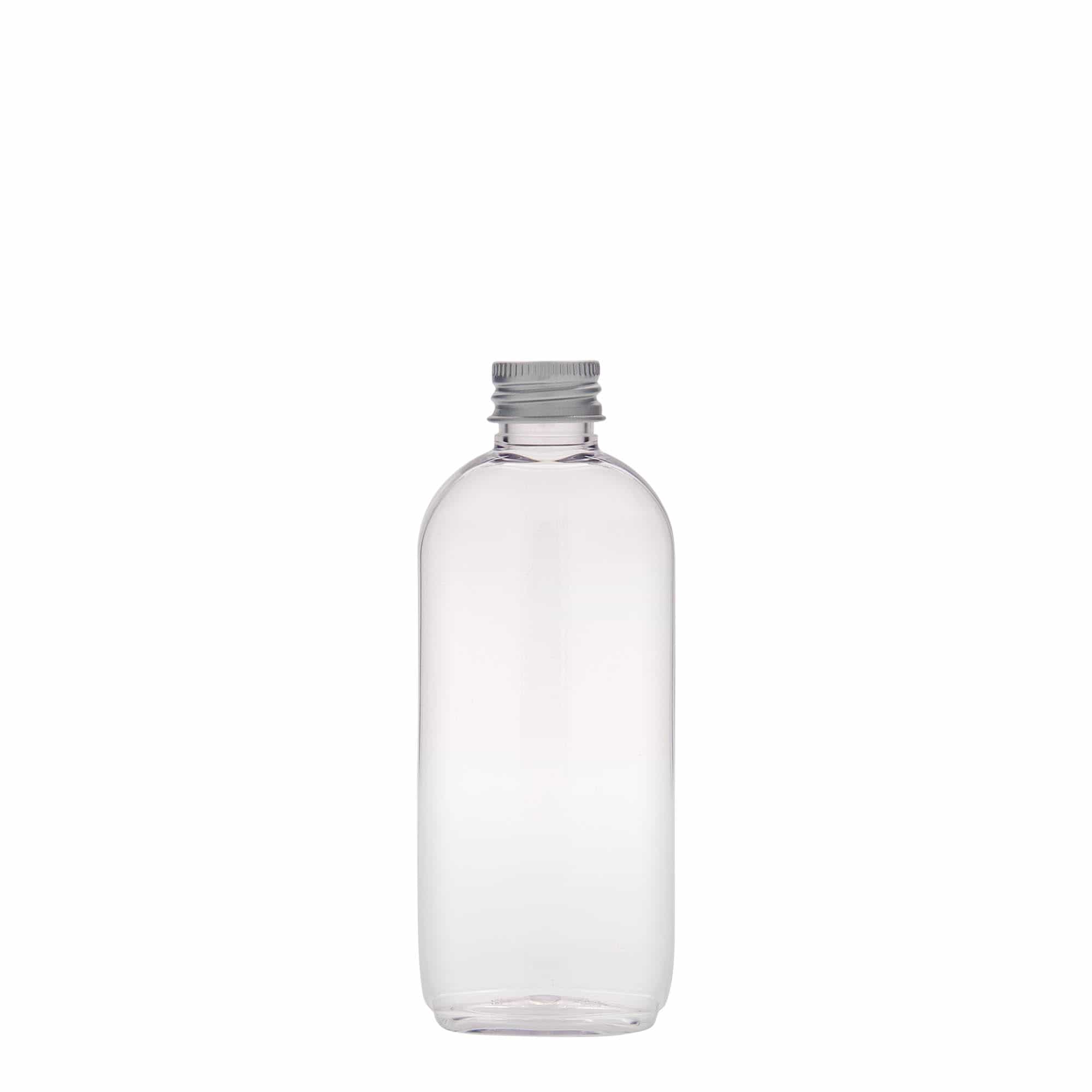 Frasco PET de 100 ml 'Íris', oval, plástico, bocal: 20/410