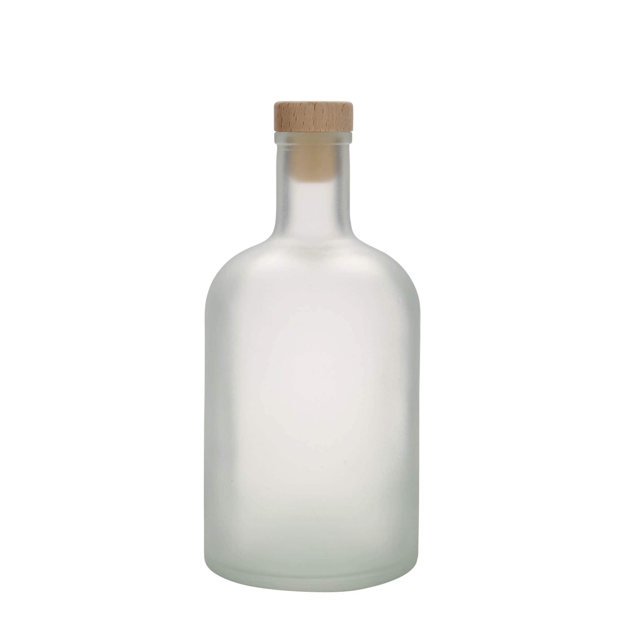Garrafa de vidro de 700 ml 'Gerardino', gelo, boca: cortiça