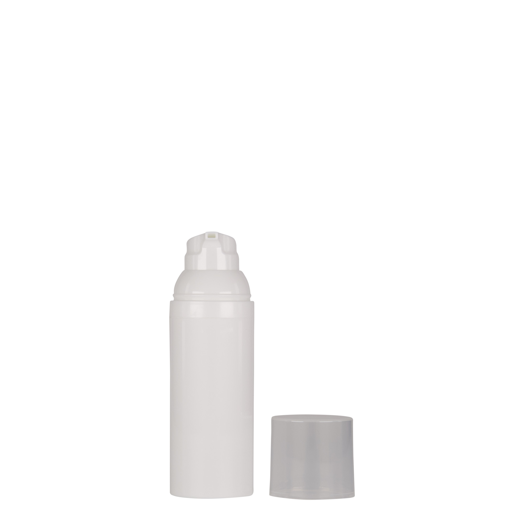 Doseador Airless 50 ml 'Mezzo', plástico PP, branco Doseador Airless 50 ml 'Mezzo', plástico PP, branco