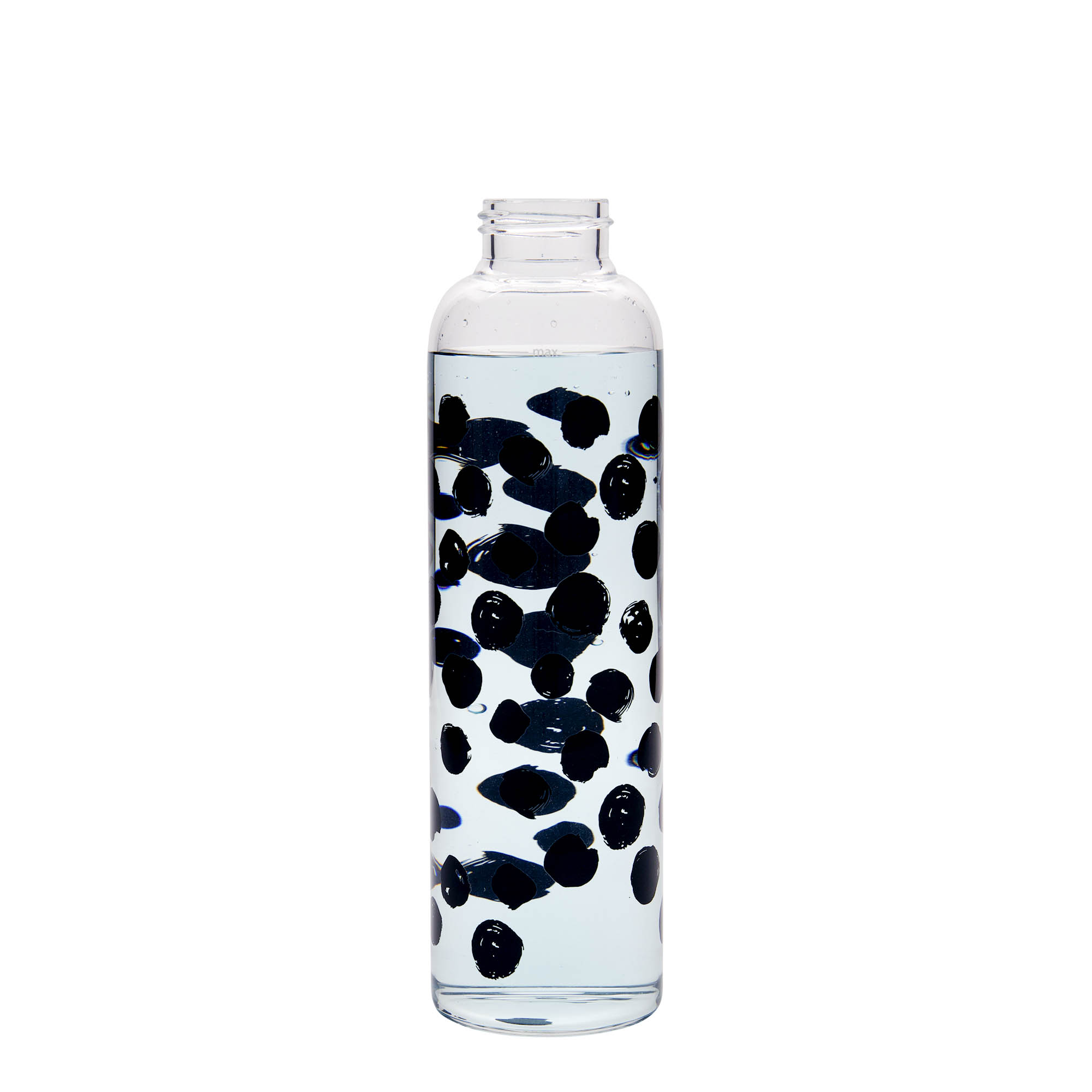 500 ml Garrafa de água 'Perseus', Motivo: Pintas pretas, boca: Tampa de rosca 500 ml Garrafa de água 'Perseus', Motivo: Pintas pretas, boca: Tampa de rosca