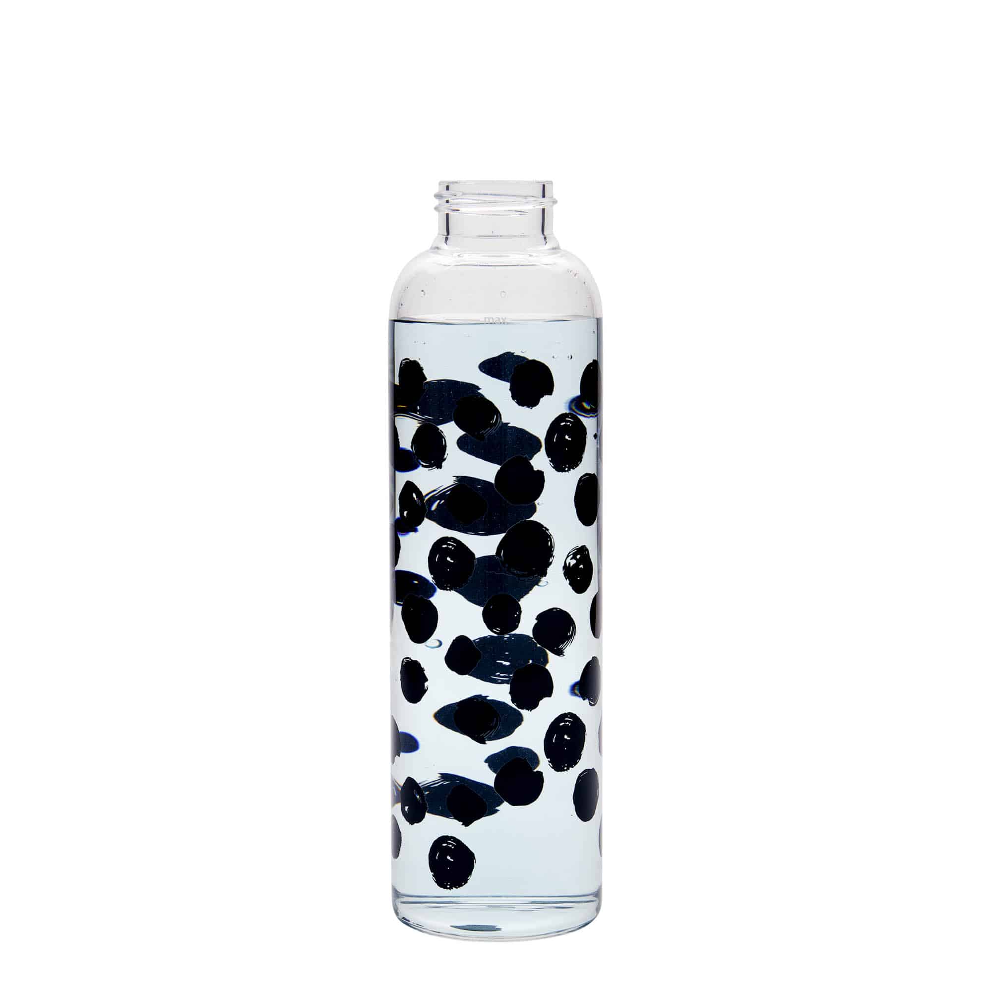 500 ml Garrafa de água 'Perseus', Motivo: Pintas pretas, boca: Tampa de rosca