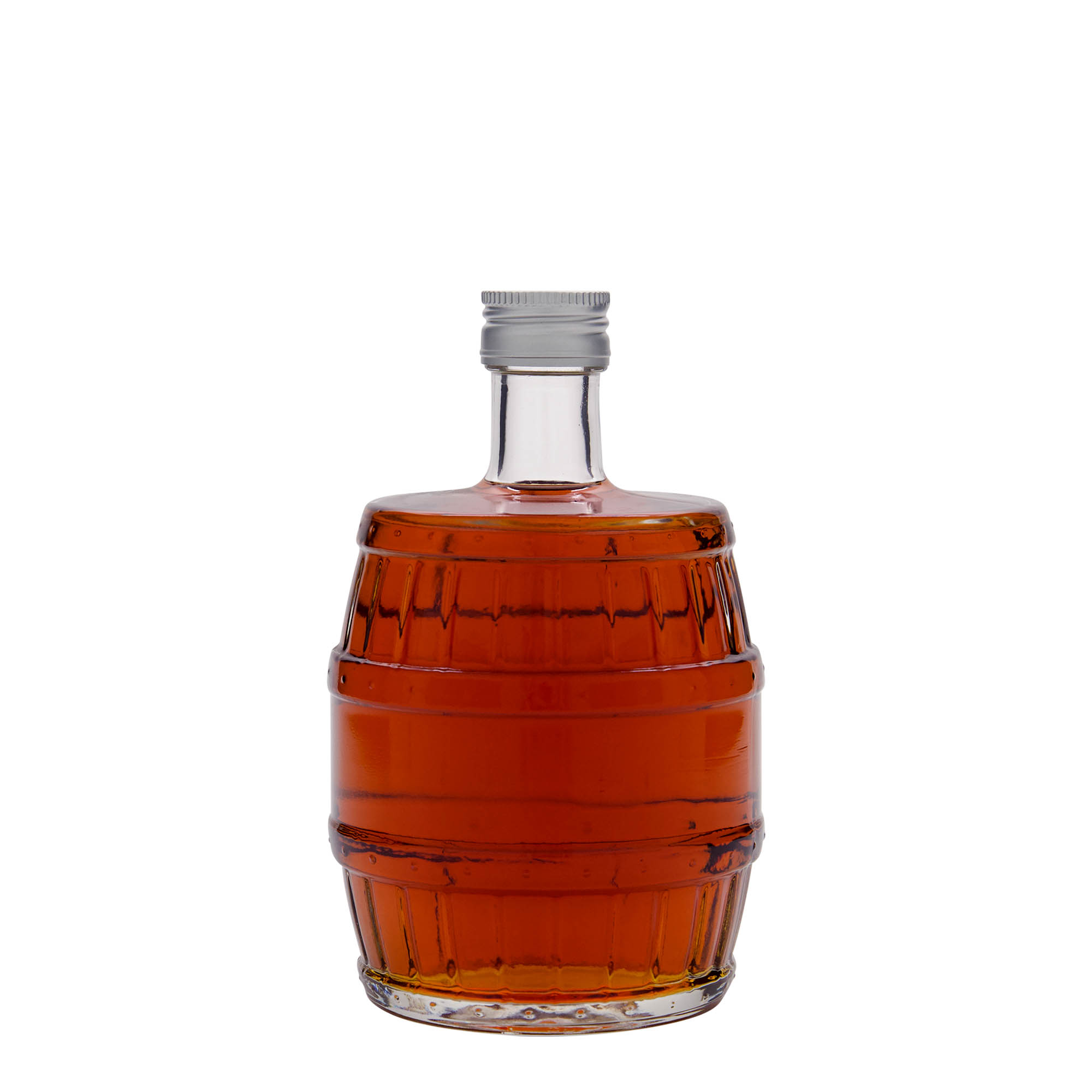 Garrafa de vidro de 500 ml 'Barril', boca: PP 28 Garrafa de vidro de 500 ml 'Barril', boca: PP 28