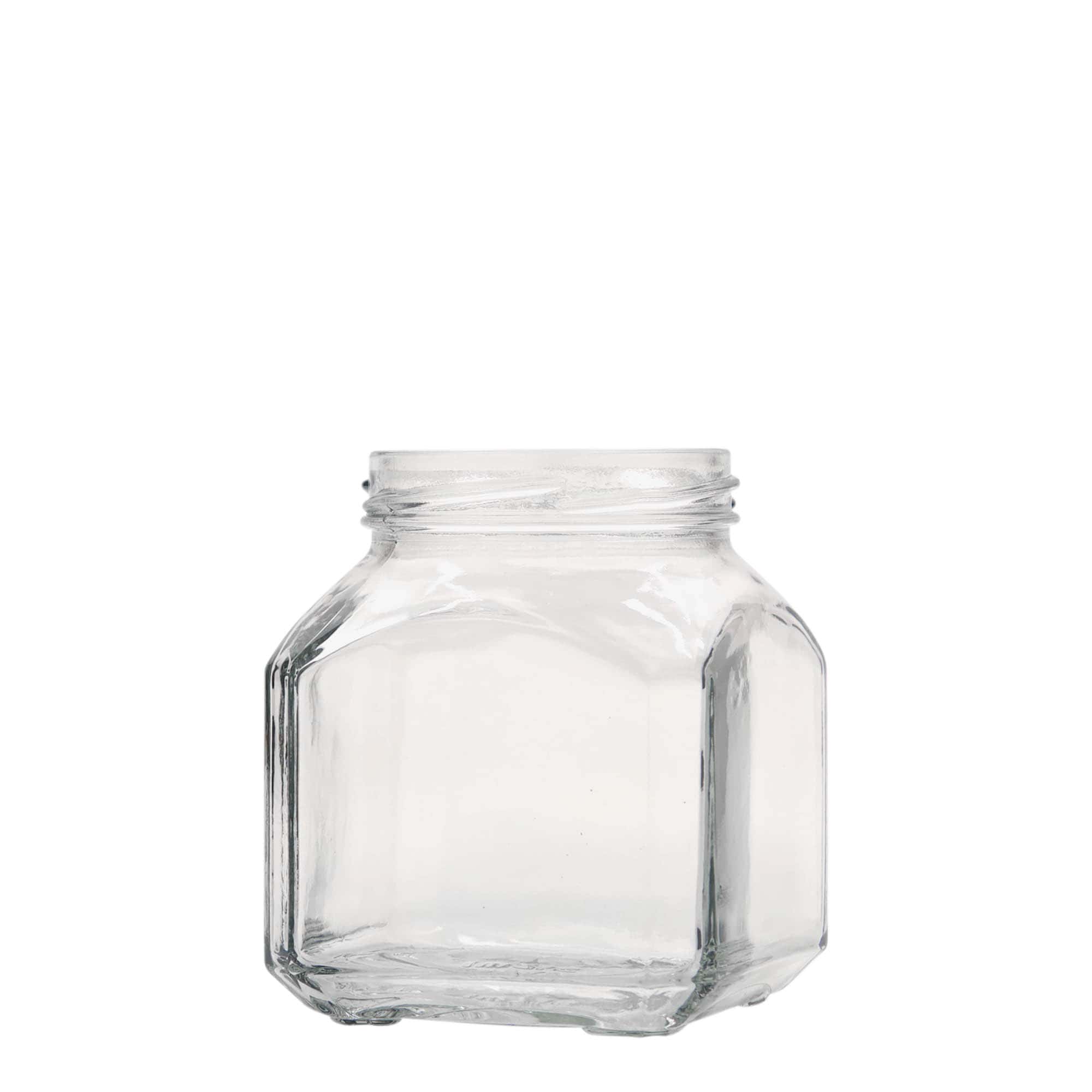 314 ml Frasco quadrado 'Milão', Boca: Twist-Off (TO 63) 314 ml Frasco quadrado 'Milão', Boca: Twist-Off (TO 63)