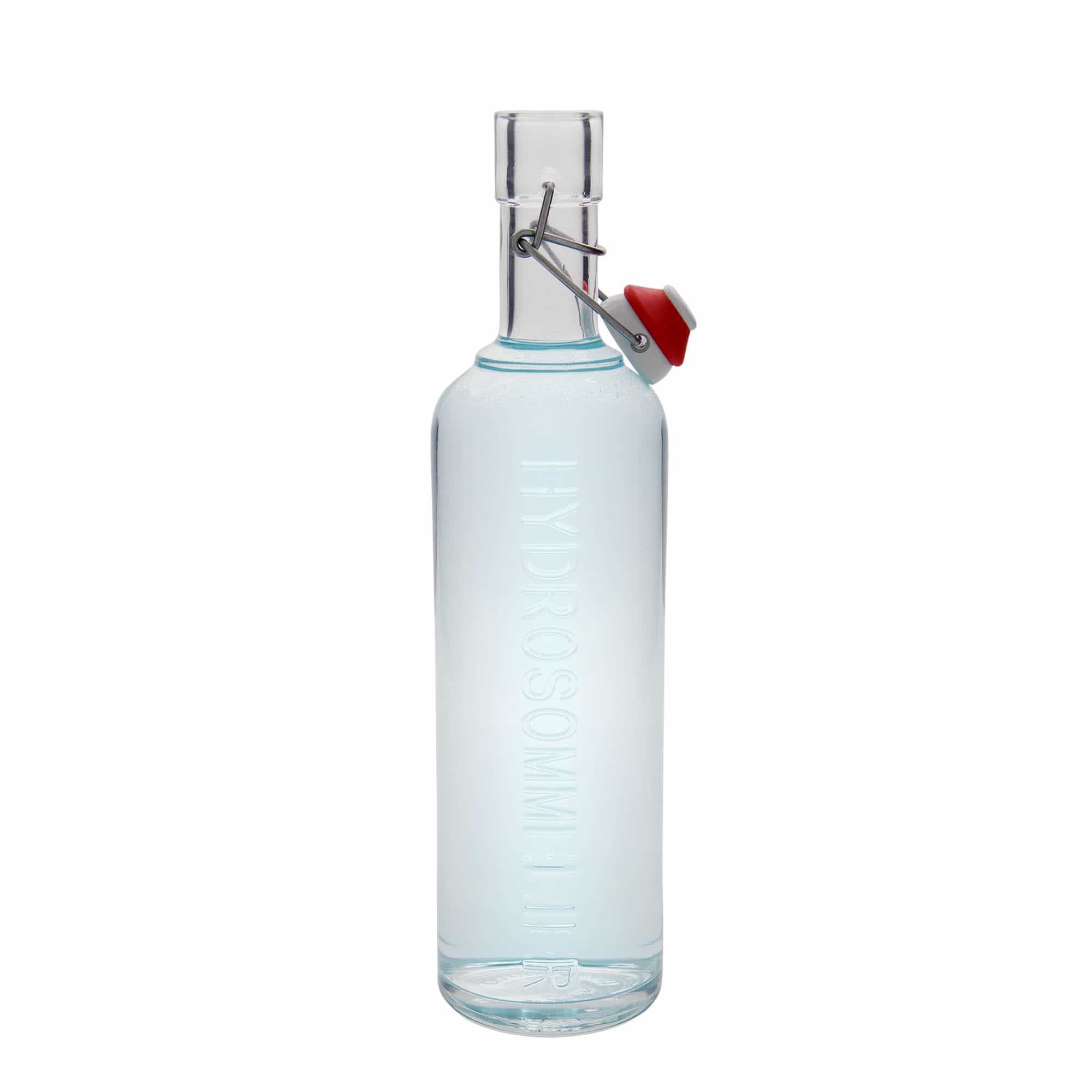 Garrafa de vidro 1.000 ml 'Optima Hydrosommelier', boca: fecho de mola Garrafa de vidro 1.000 ml 'Optima Hydrosommelier', boca: fecho de mola