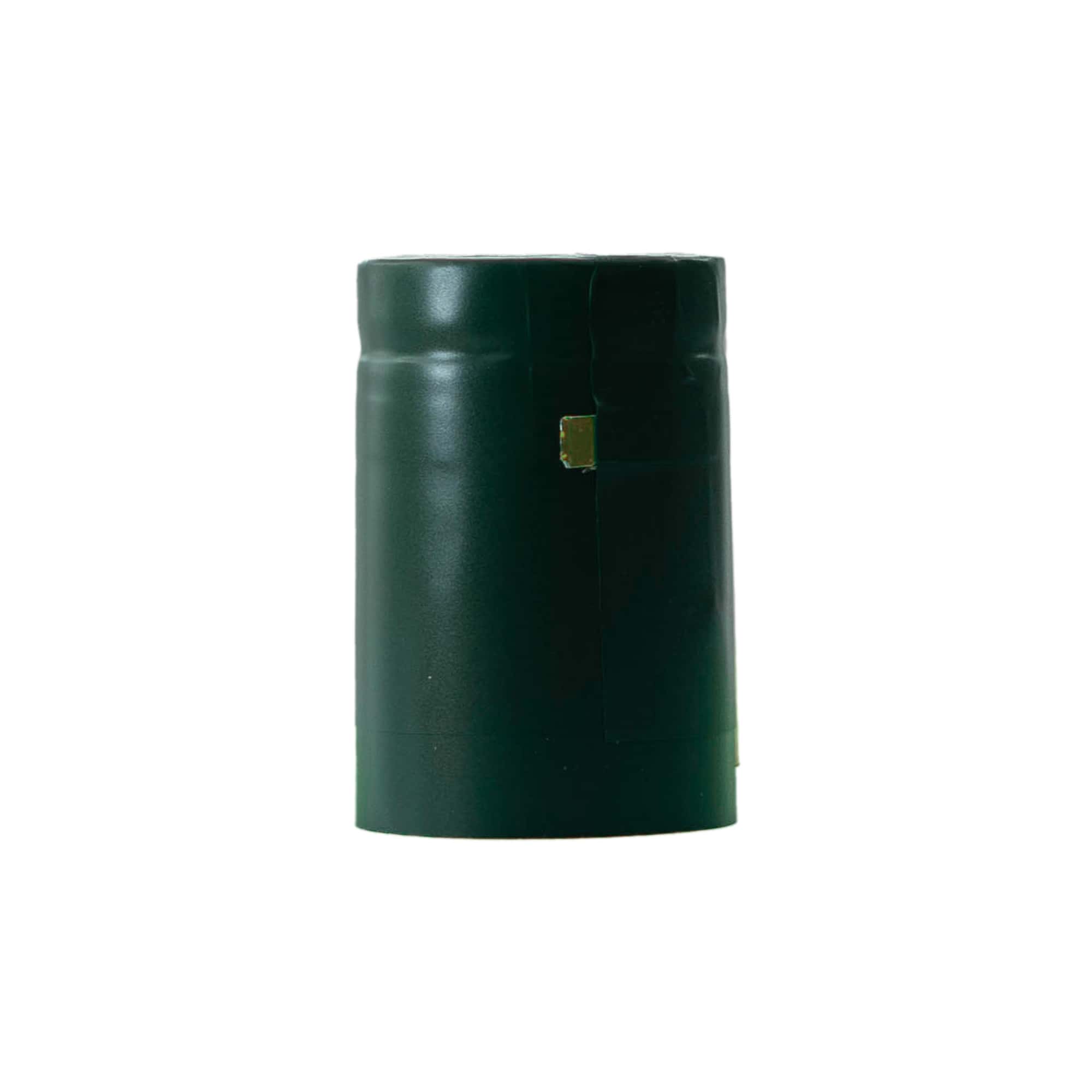 Cápsula de encolhimento 32x41, plástico PVC, verde esmeralda