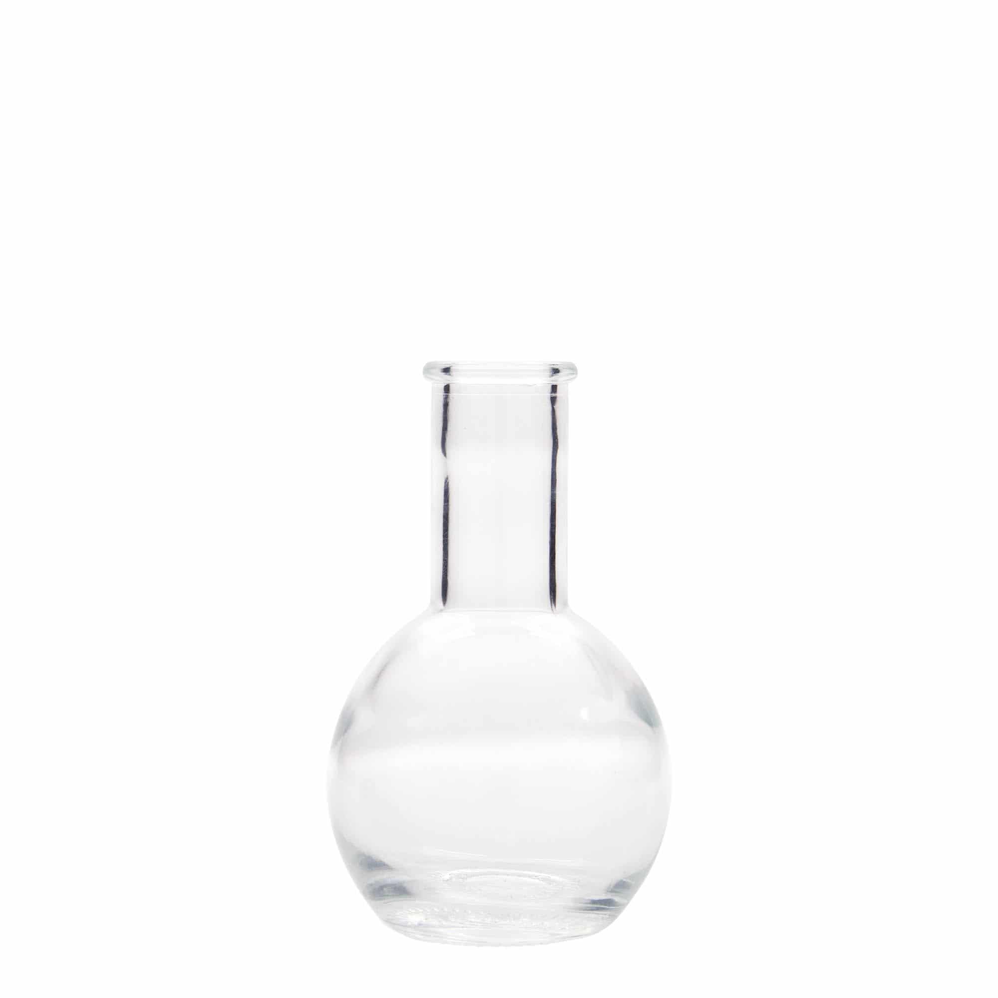 100 ml Garrafa de vidro 'Tulipano', boca: Cortiça 100 ml Garrafa de vidro 'Tulipano', boca: Cortiça