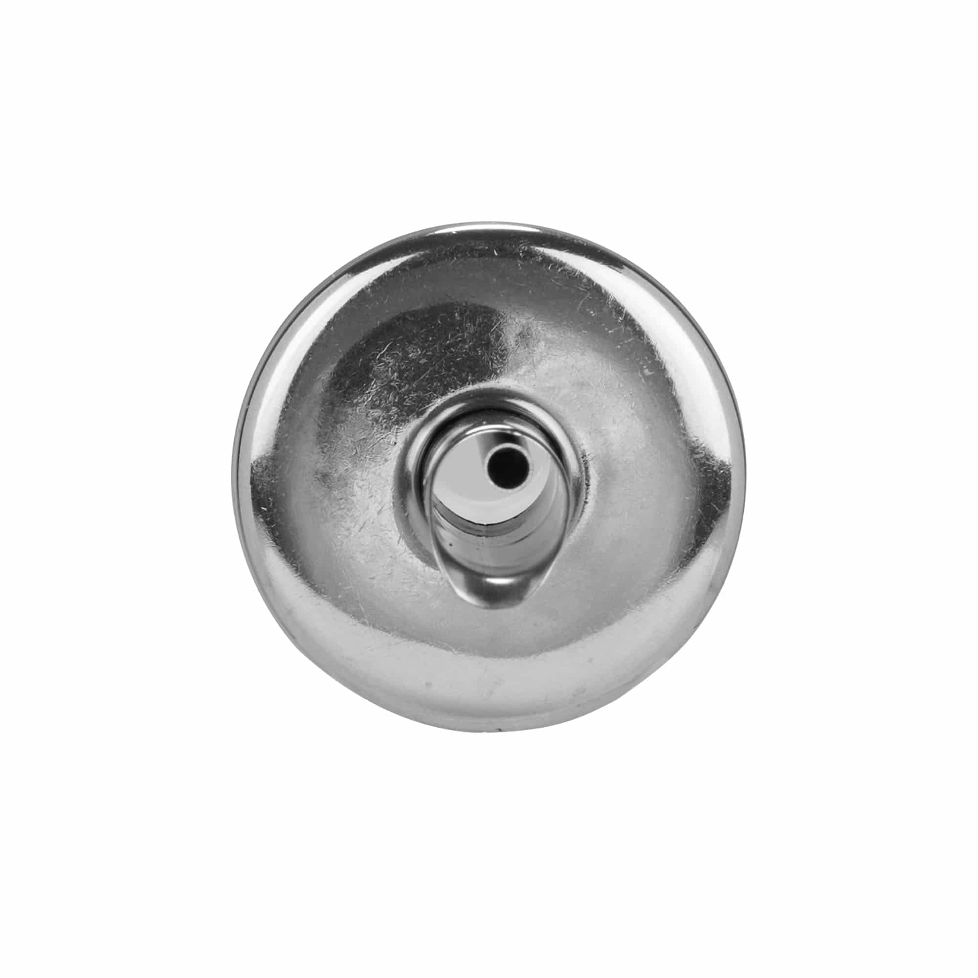 Bico vertedor Inox para óleo, aço inoxidável, prateado