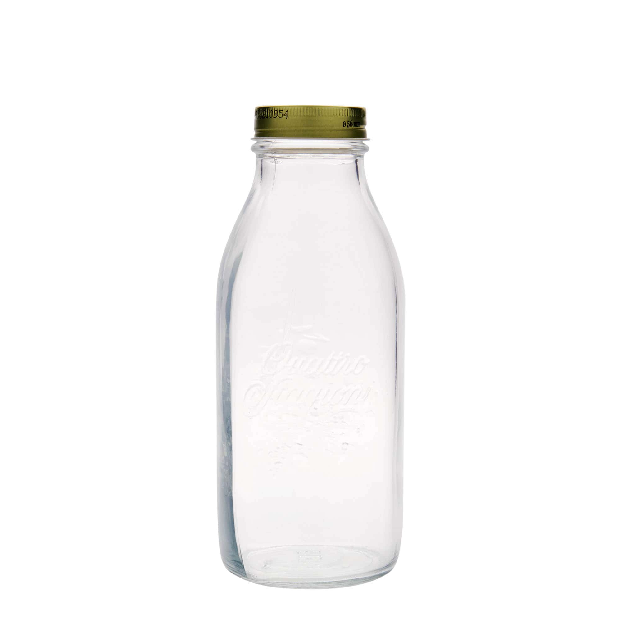 Garrafa de vidro de 1.000 ml 'Quattro Stagioni', Boca: Tampa de rosca
