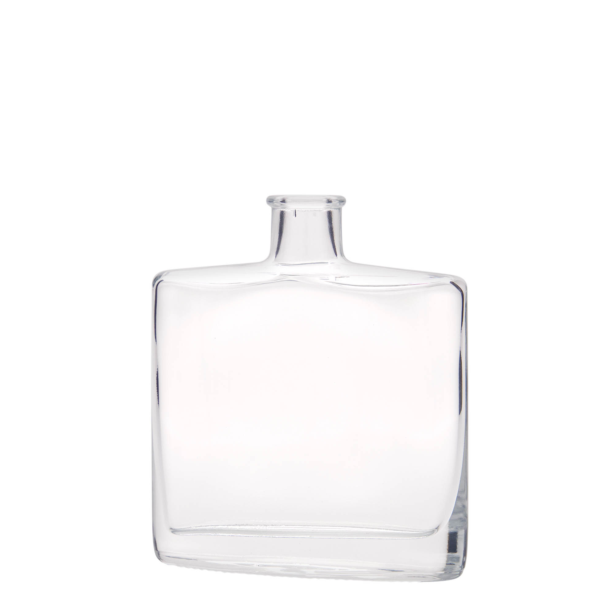 Frasco de vidro de 200 ml 'Zorbas', oval, boca: cortiça Frasco de vidro de 200 ml 'Zorbas', oval, boca: cortiça