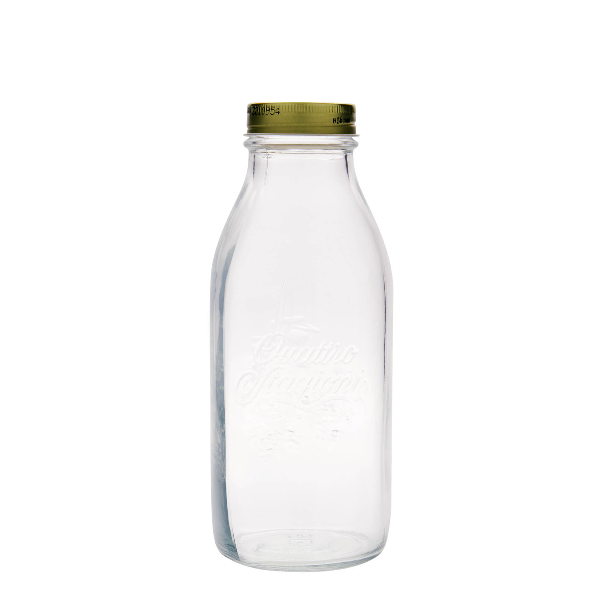 Garrafa de vidro de 1.000 ml 'Quattro Stagioni', Boca: Tampa de rosca Garrafa de vidro de 1.000 ml 'Quattro Stagioni', Boca: Tampa de rosca