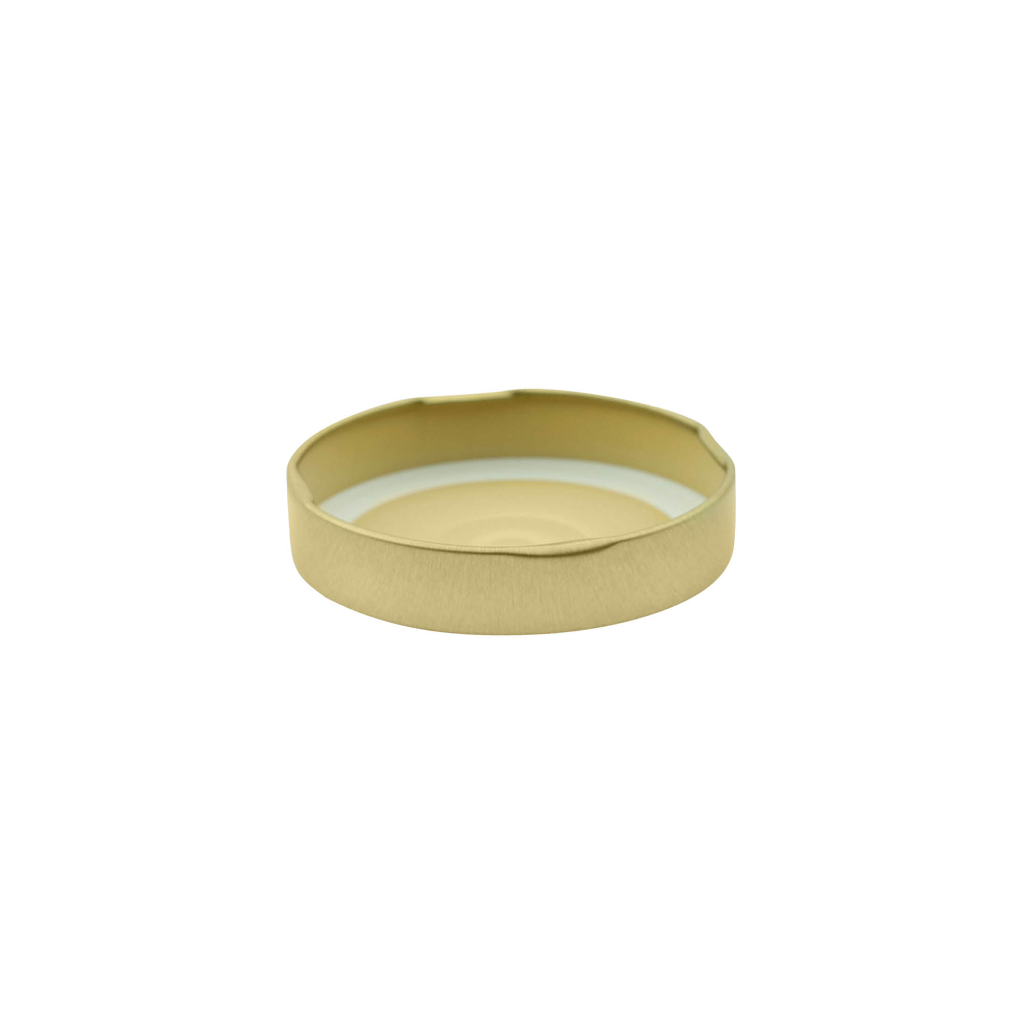 Fecho Deep-Twist-Off, chapa branca, dourado, para abertura: Deep-TO 66 Fecho Deep-Twist-Off, chapa branca, dourado, para abertura: Deep-TO 66