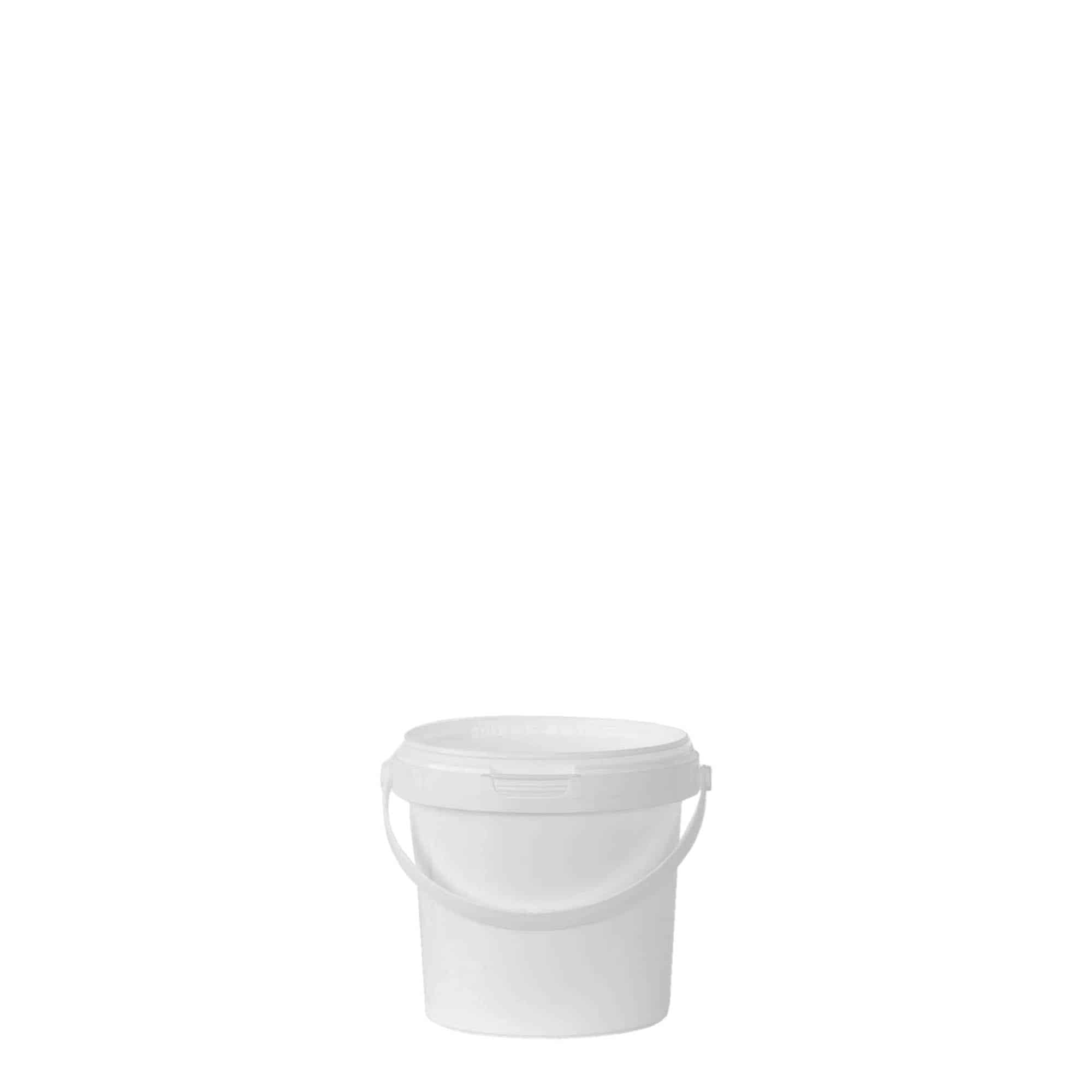 Balde de 0,6 l, plástico PP, branco