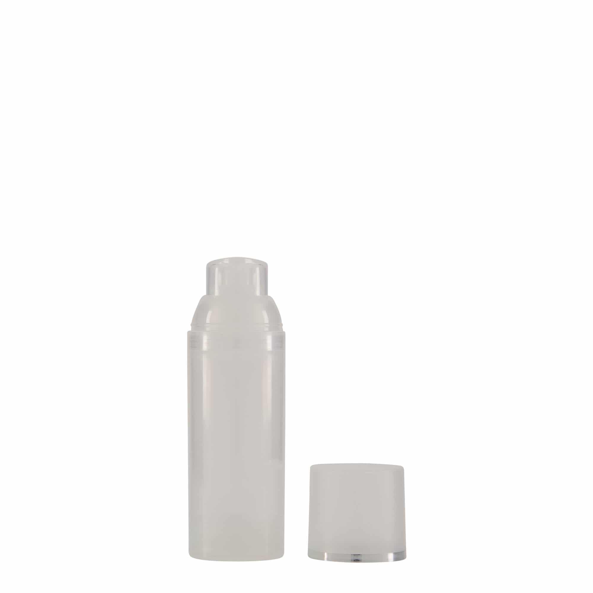 Doseador Airless 50 ml 'Mezzo', plástico PP, natural