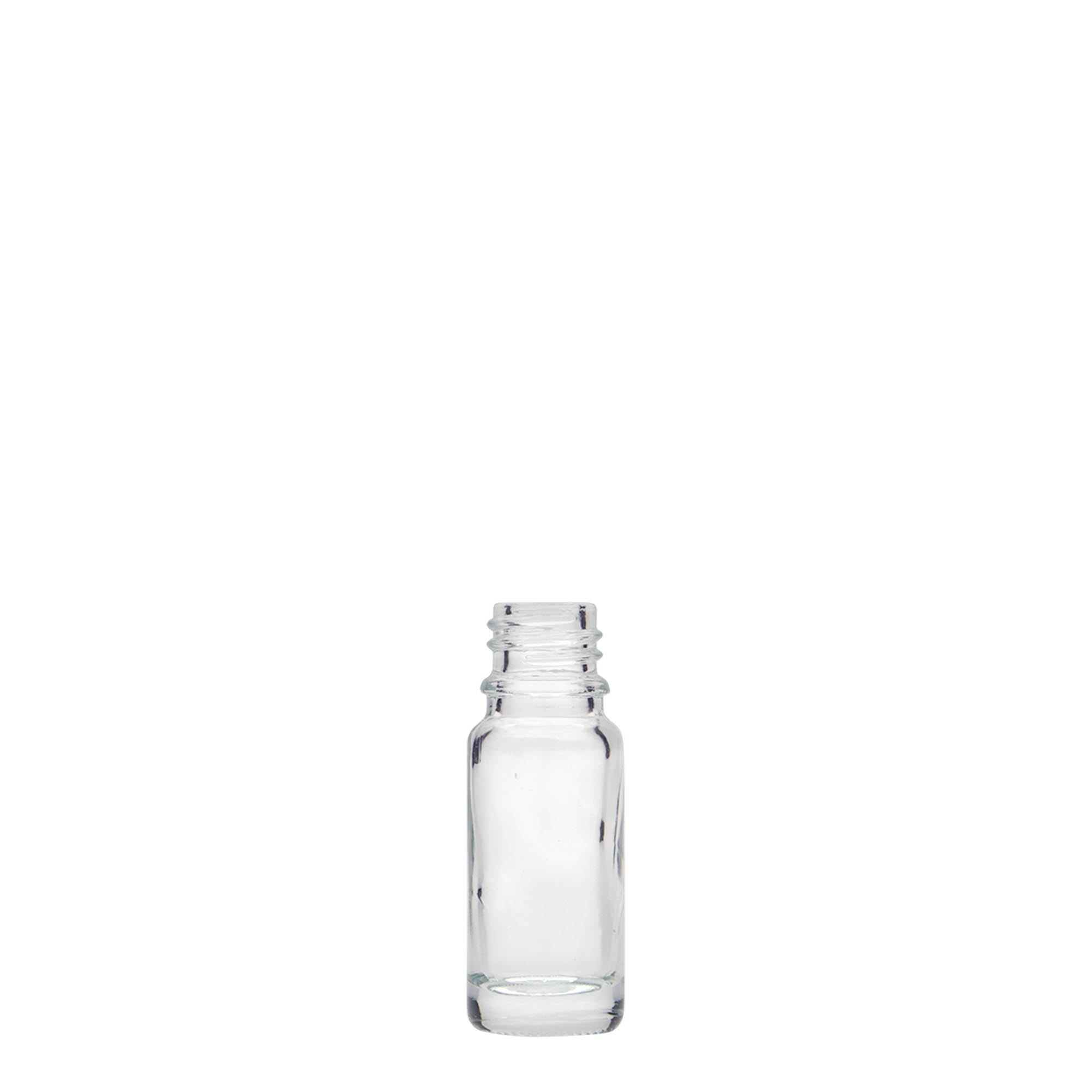 Frasco médico de 10 ml, vidro, boca: DIN 18 Frasco médico de 10 ml, vidro, boca: DIN 18
