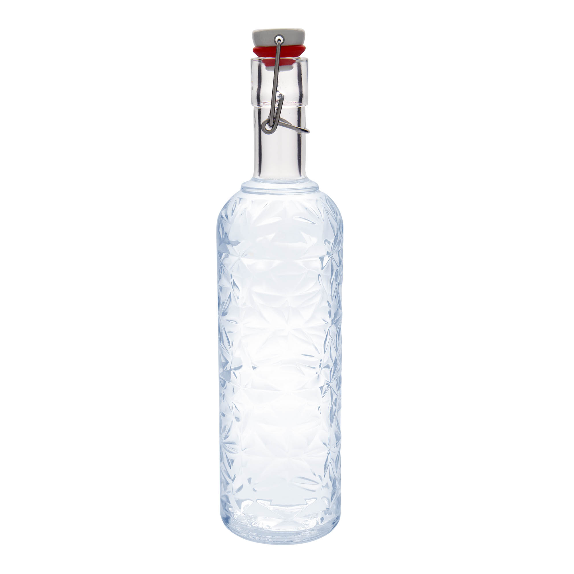 Garrafa de vidro 1.000 ml 'Oriente', Boca: Fecho de mola Garrafa de vidro 1.000 ml 'Oriente', Boca: Fecho de mola