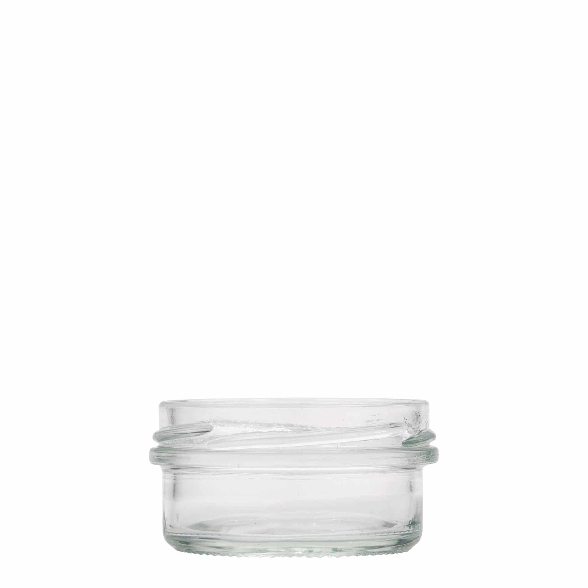 65 ml frasco de vidro plano, boca: Twist-Off (TO 66)