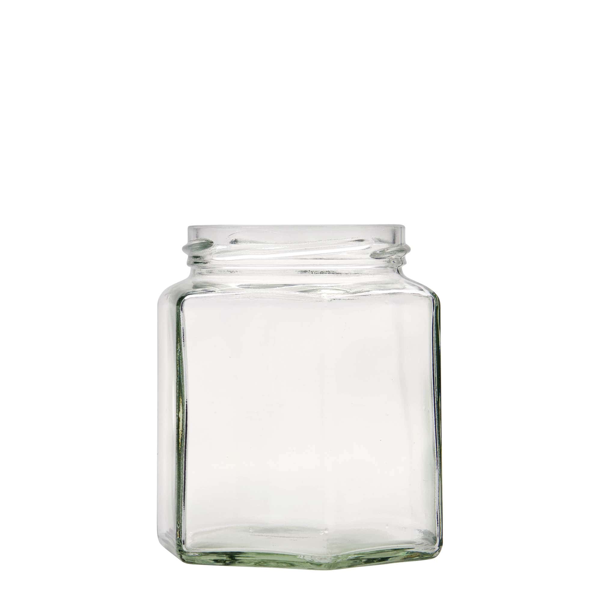 Frasco hexagonal de 390 ml, abertura: Twist-Off (TO 70)