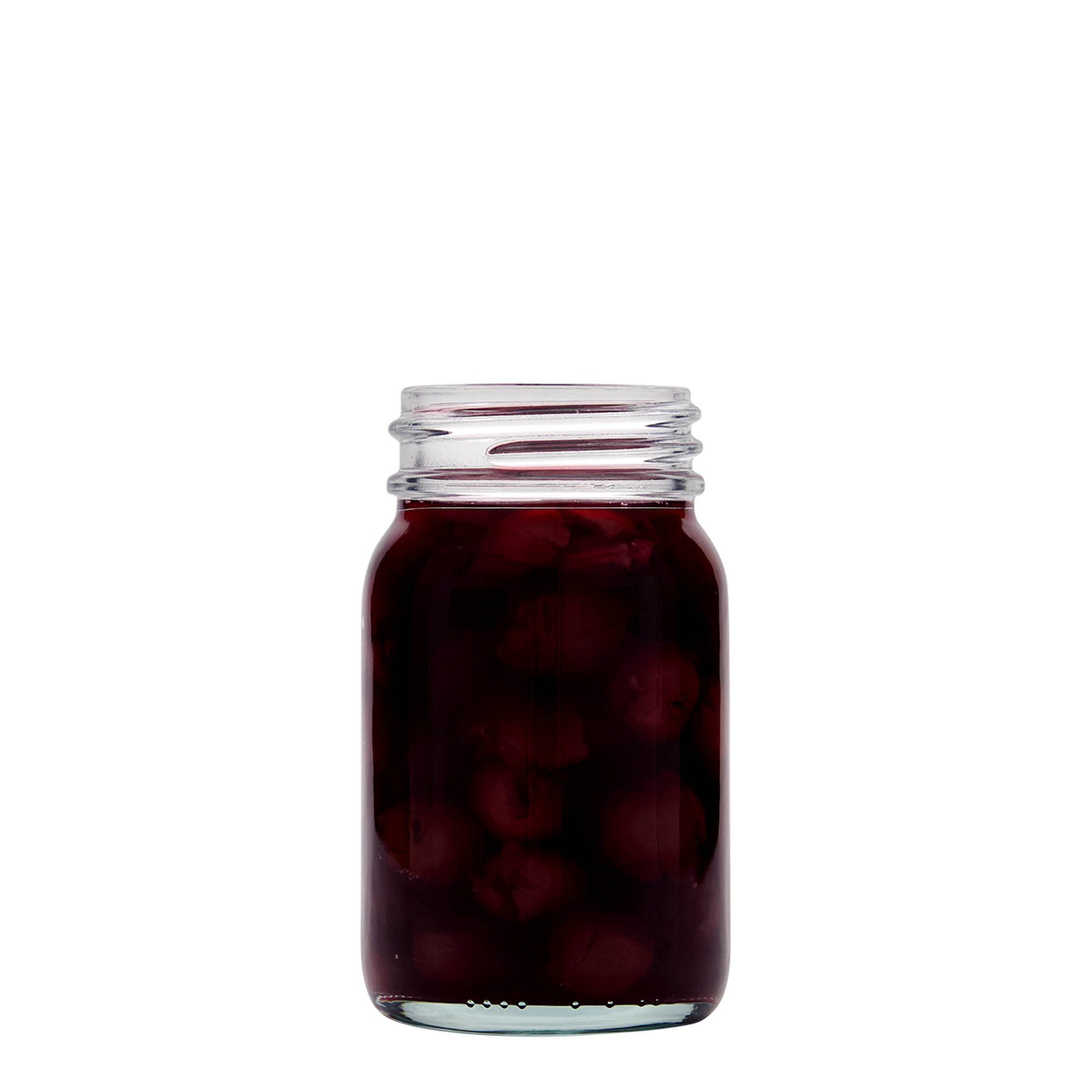 Frasco de boca larga de 200 ml, abertura: DIN 55