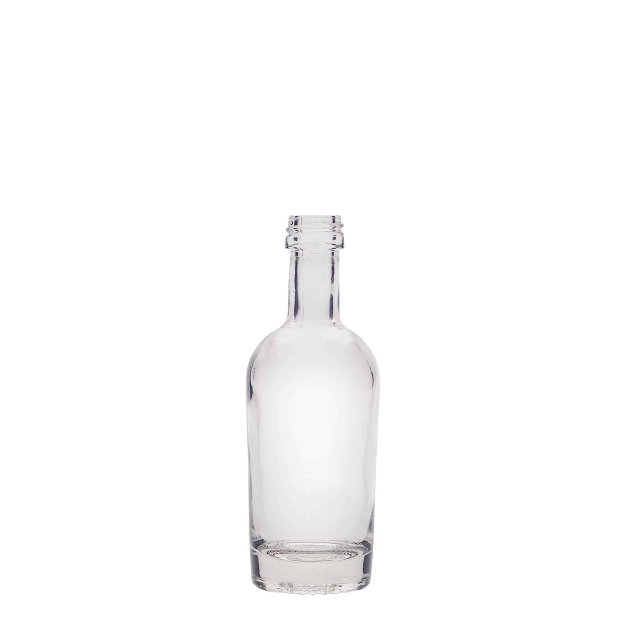 50 ml Garrafa de vidro 'Pepe', boca: PP 18 50 ml Garrafa de vidro 'Pepe', boca: PP 18