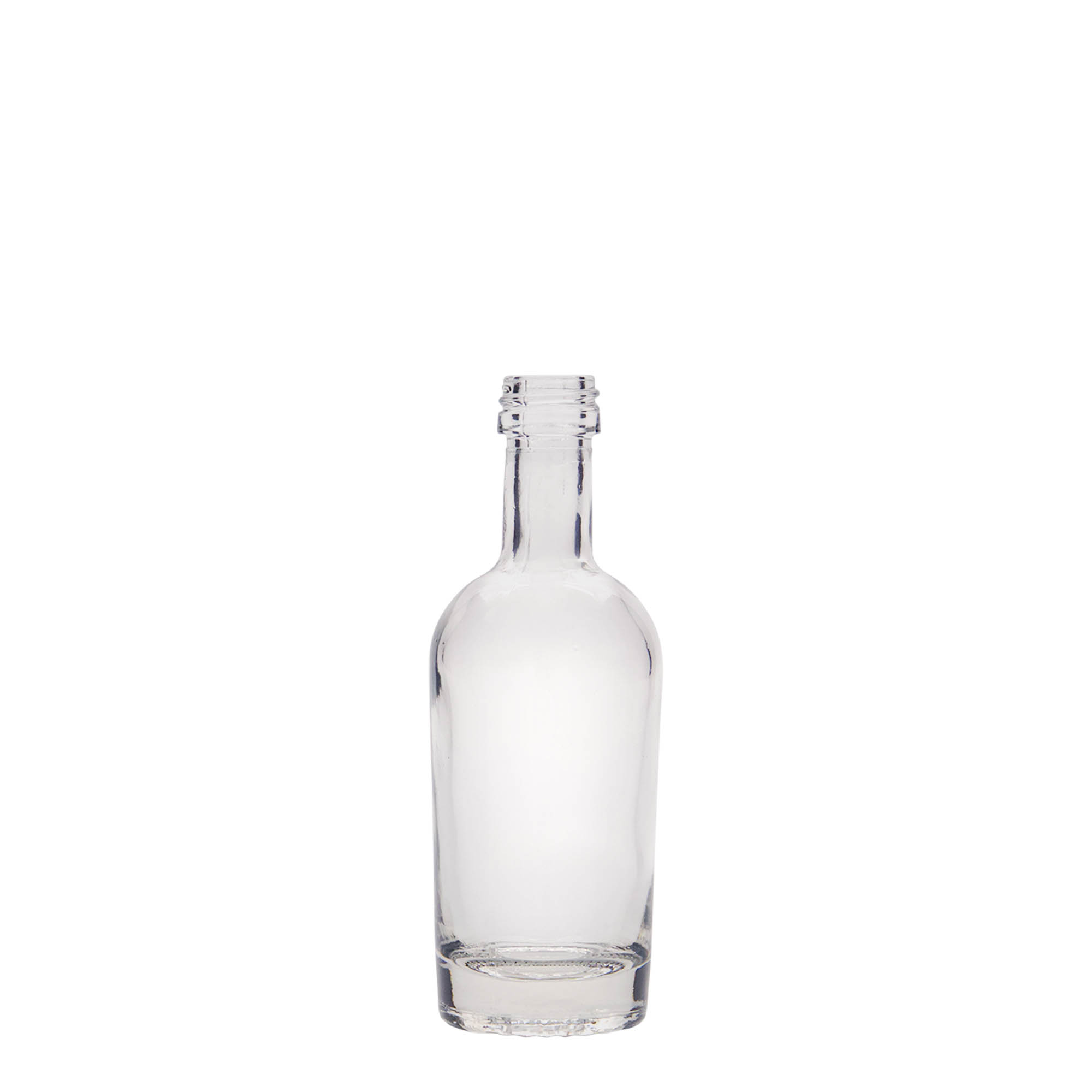 Frasco de vidro de 50 ml 'Pepe', bocal: PP 18 Frasco de vidro de 50 ml 'Pepe', bocal: PP 18