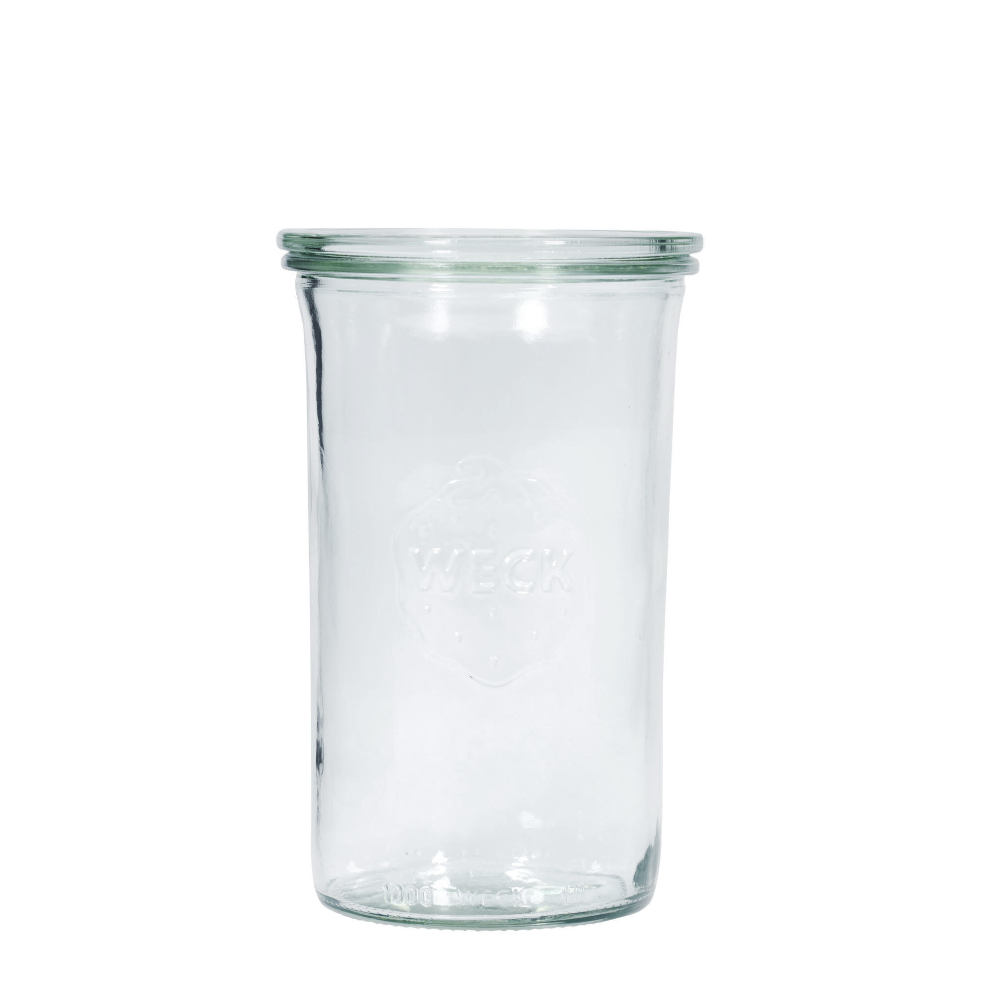 1.000 ml Frasco WECK de boca larga, borda redonda 1.000 ml Frasco WECK de boca larga, borda redonda