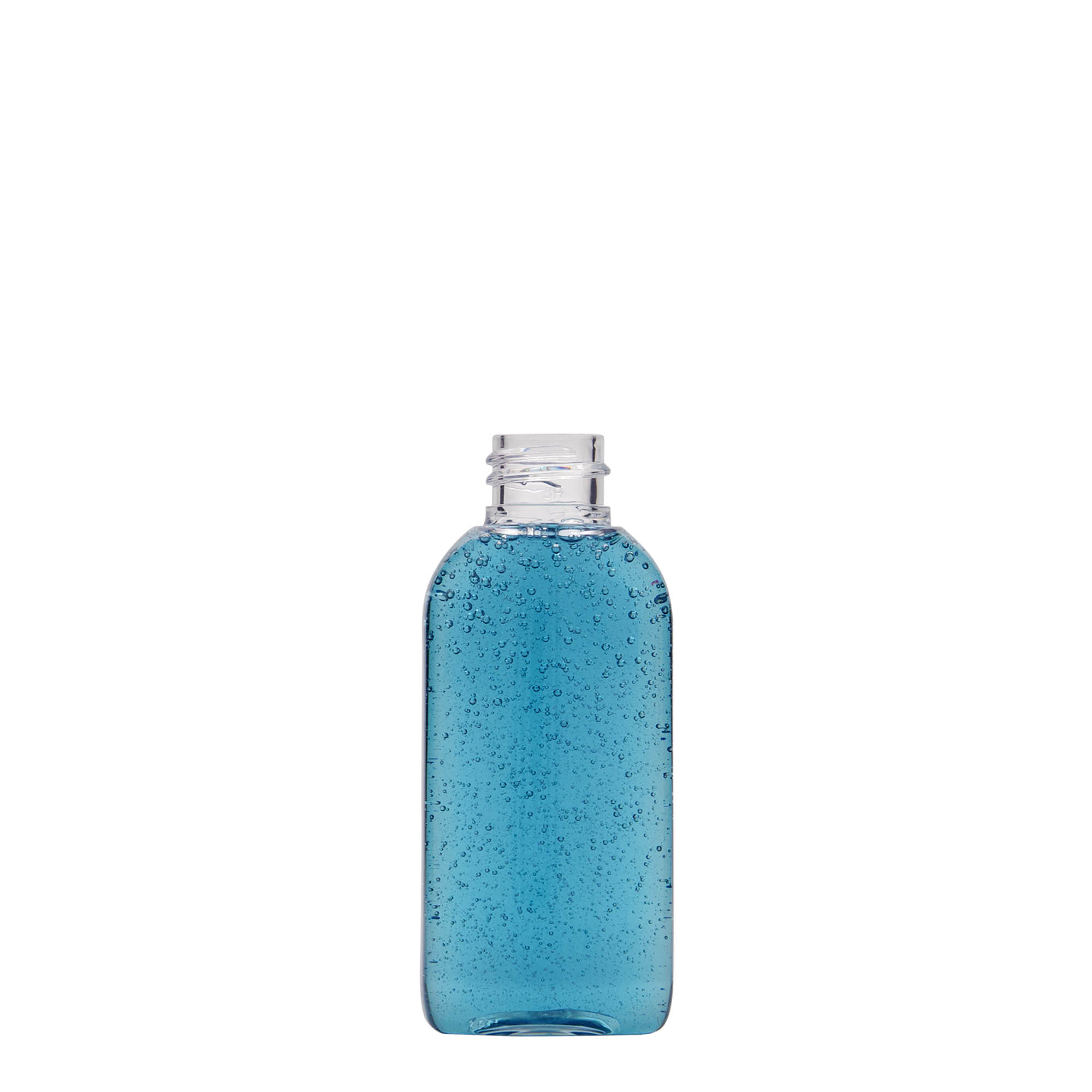 Frasco PET de 50 ml 'Íris', oval, plástico, bocal: 20/410 Frasco PET de 50 ml 'Íris', oval, plástico, bocal: 20/410