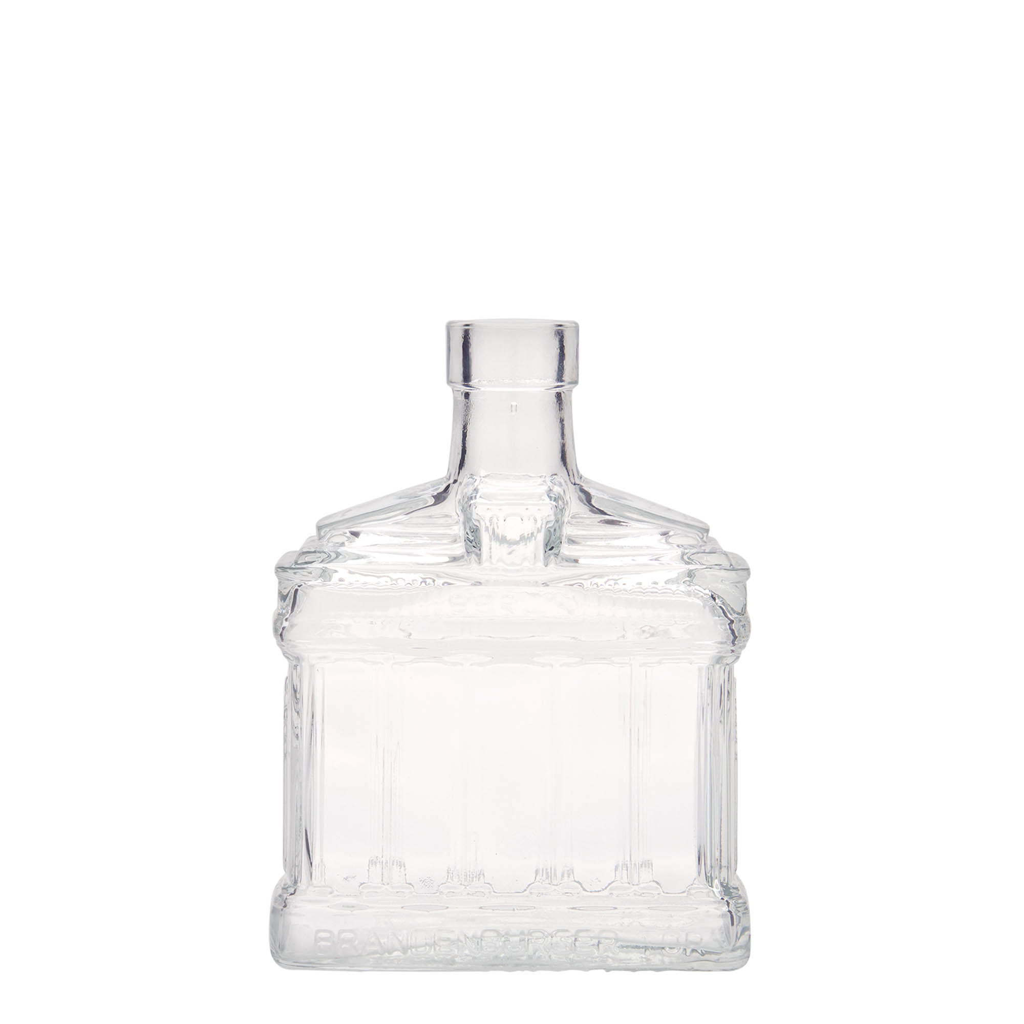 Frasco de vidro de 200 ml 'Portão de Brandemburgo', boca: cortiça Frasco de vidro de 200 ml 'Portão de Brandemburgo', boca: cortiça