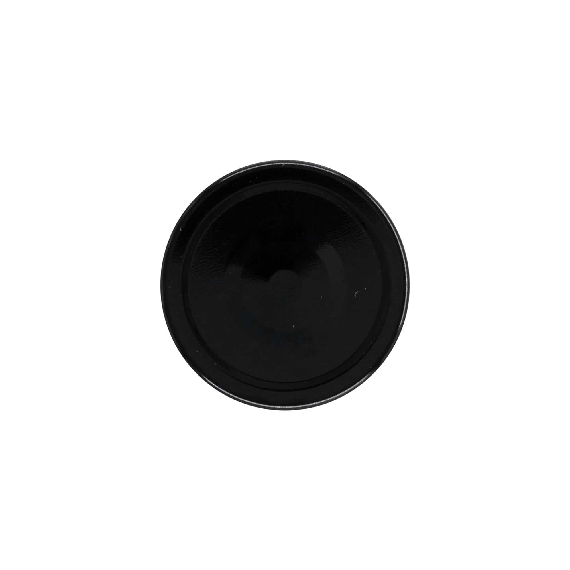 Tampa Deep-Twist-Off, folha de flandres, preto, para boca: Deep-TO 66