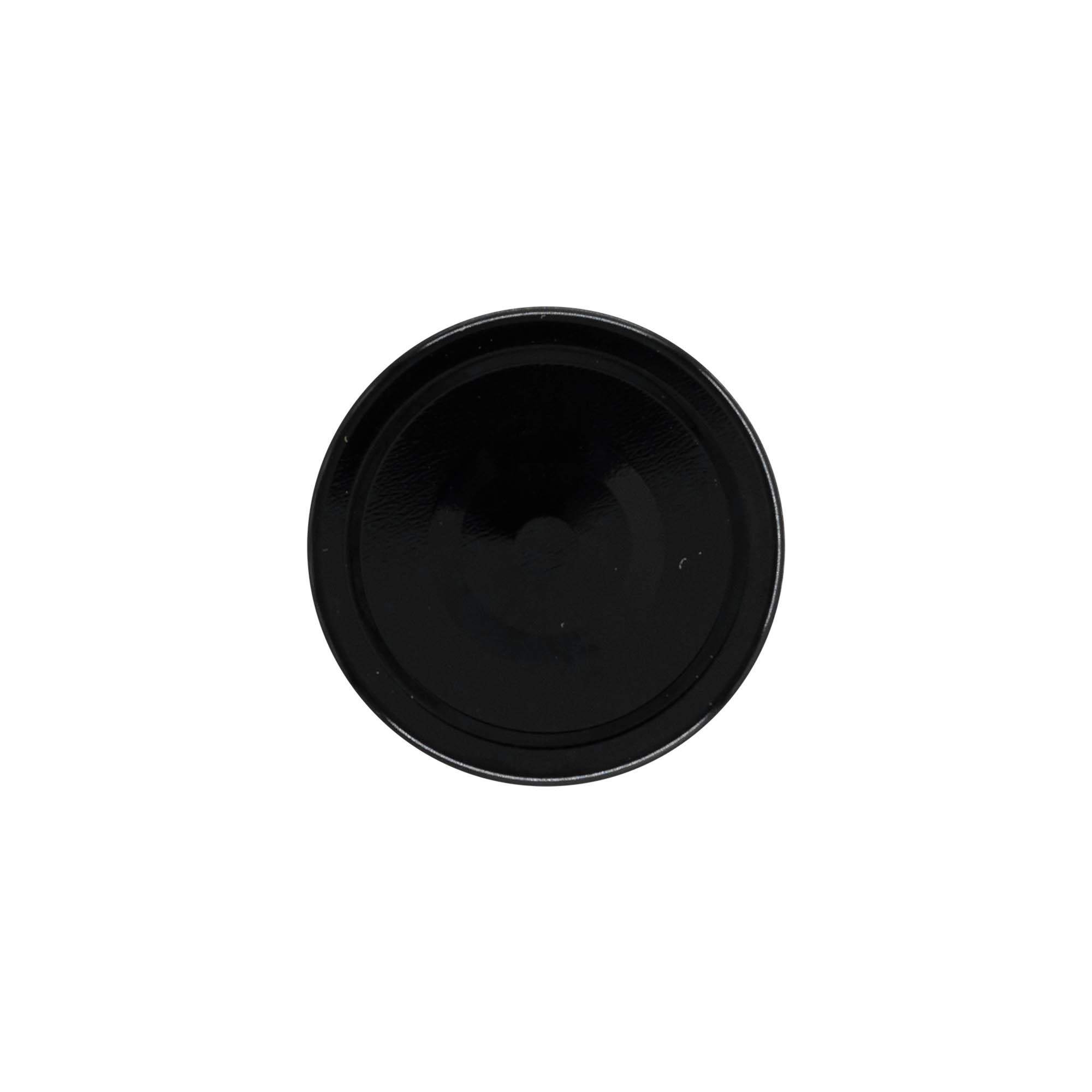 Tampa Deep-Twist-Off, folha de flandres, preto, para boca: Deep-TO 66