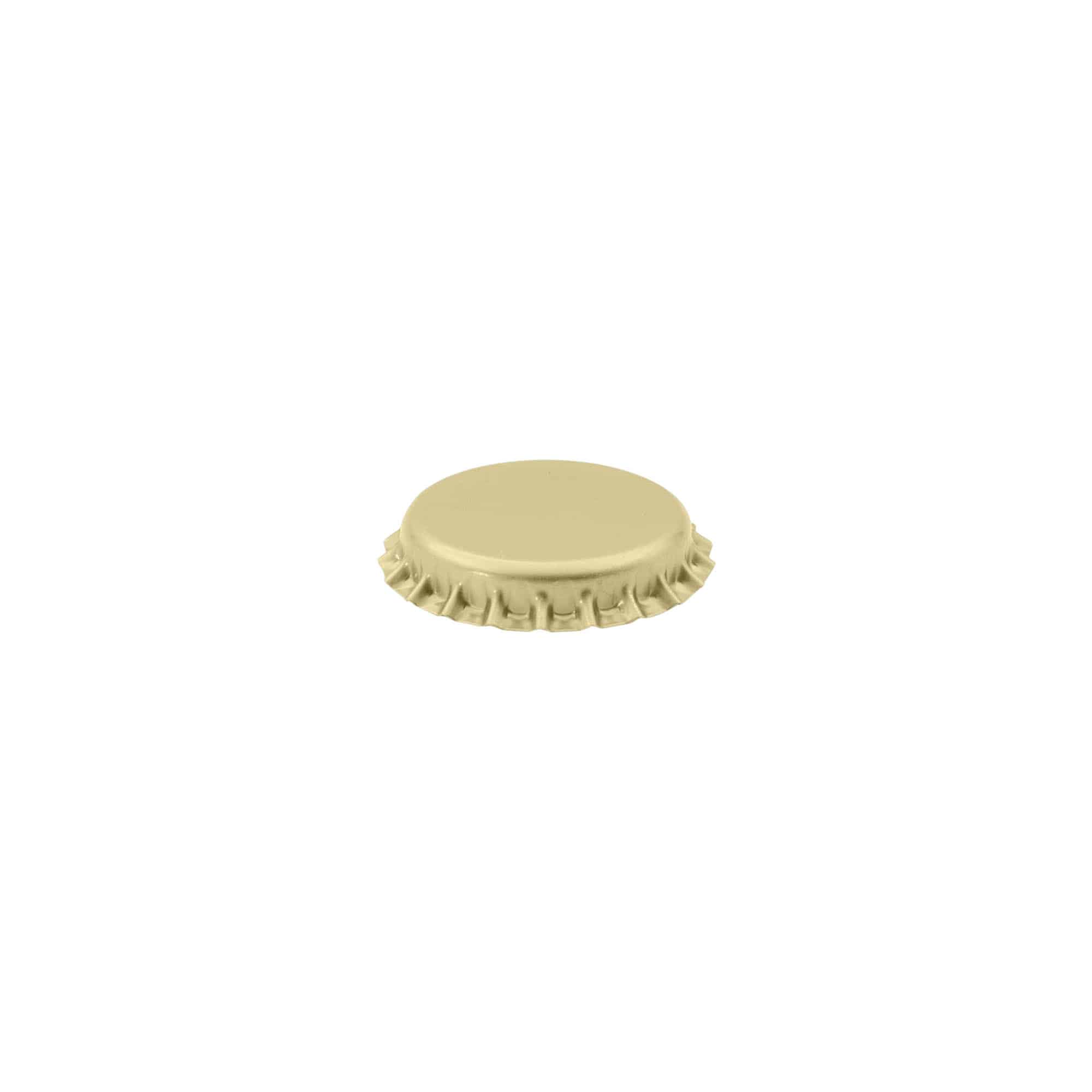 Tampas de garrafa 26 mm, metal, dourado