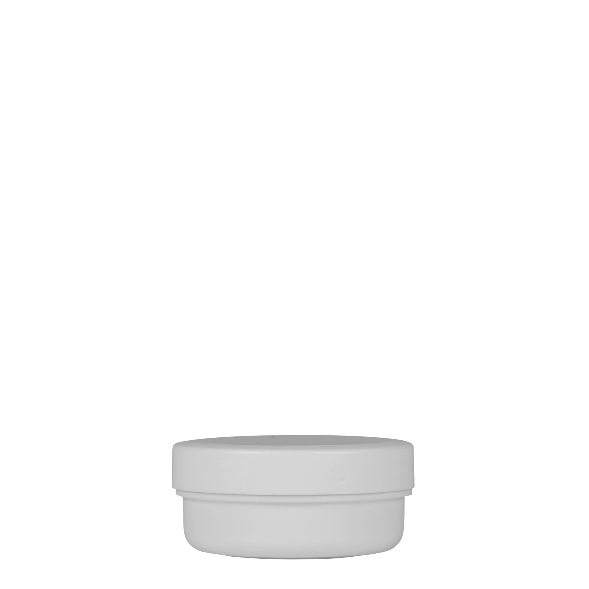 12 ml frasco de plástico 'White Line', PP, branco, abertura: tampa de rosca