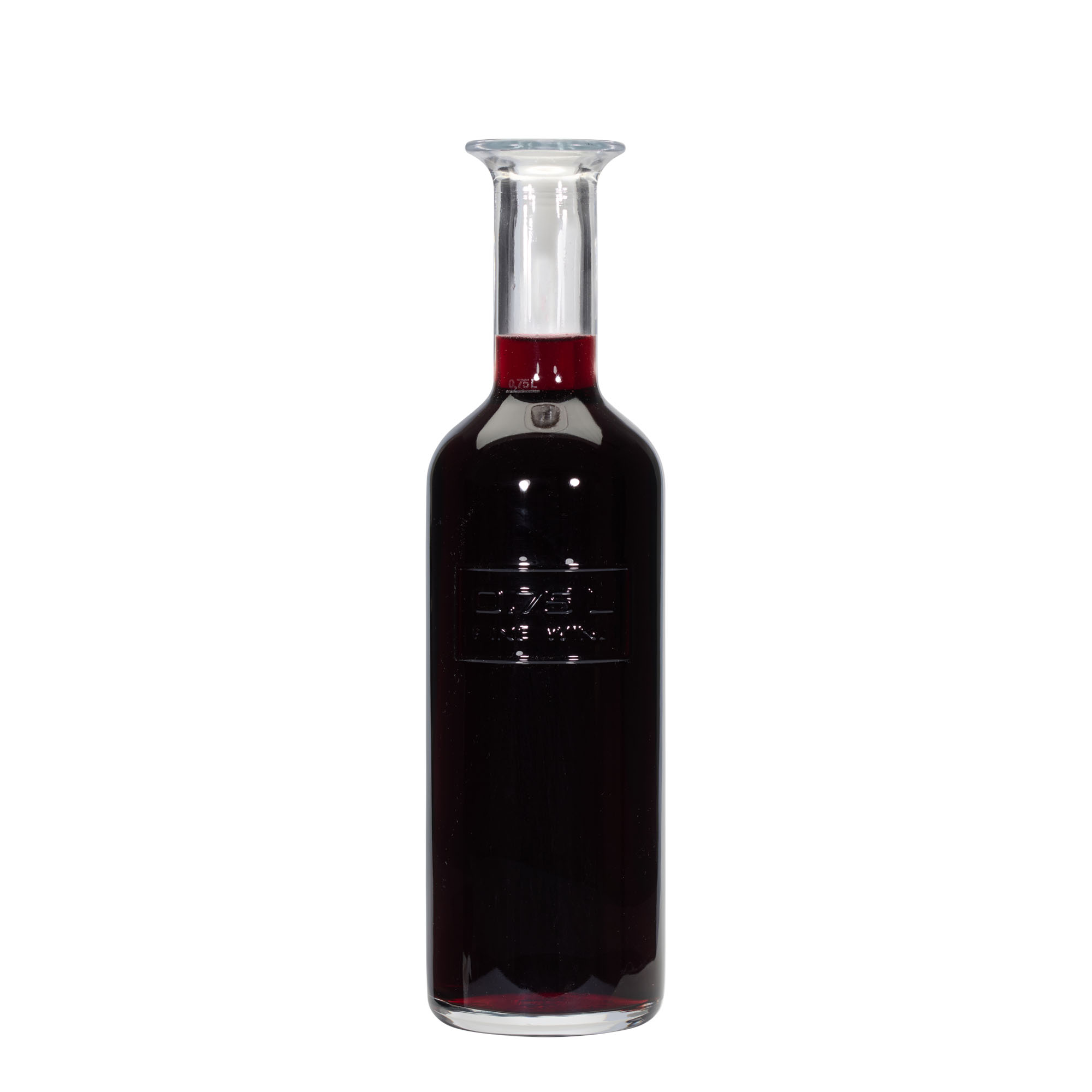 Garrafa de vidro de 750 ml 'Optima Fine Wine', boca: cortiça Garrafa de vidro de 750 ml 'Optima Fine Wine', boca: cortiça