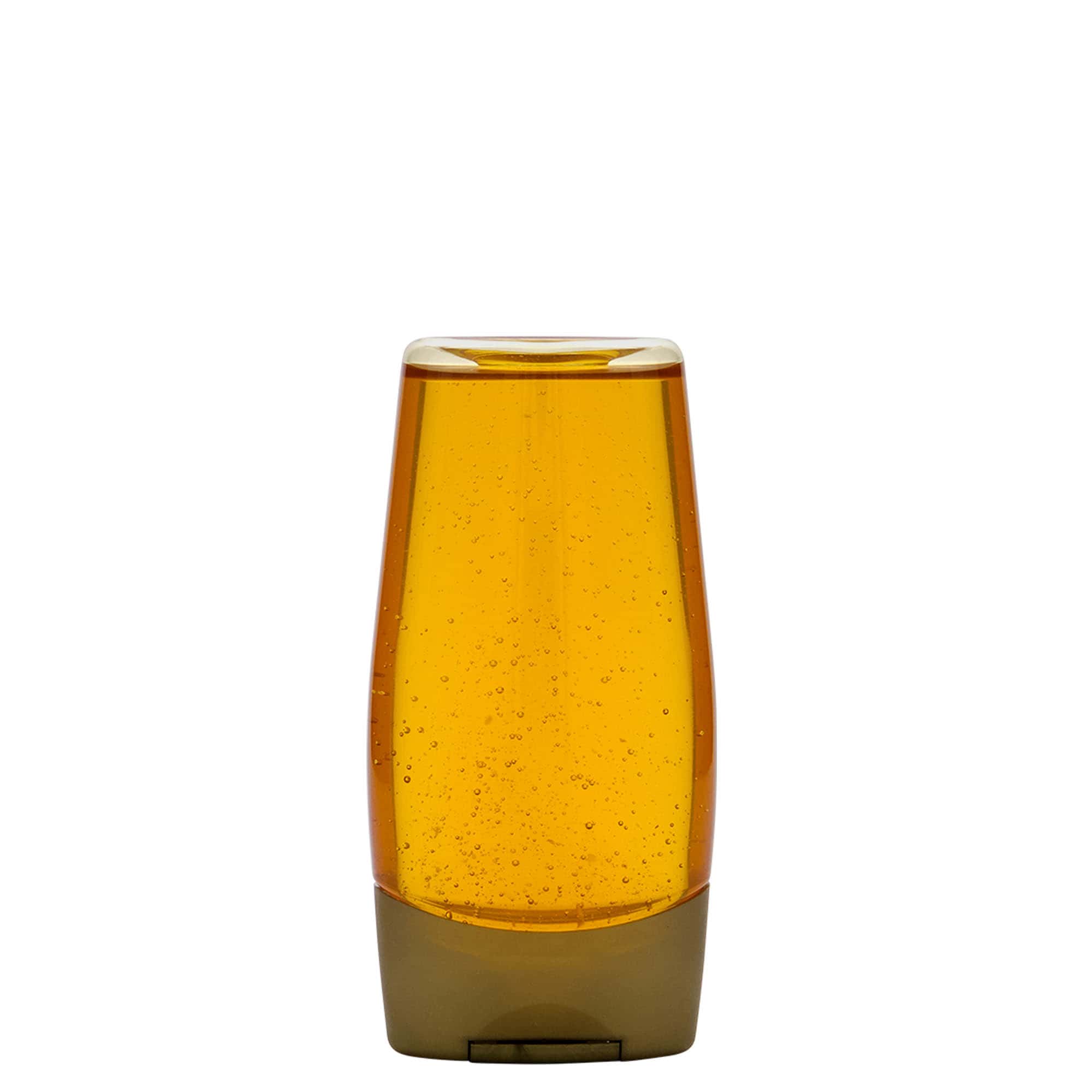 Garrafa PET de 200 ml 'Squeeze', oval, plástico