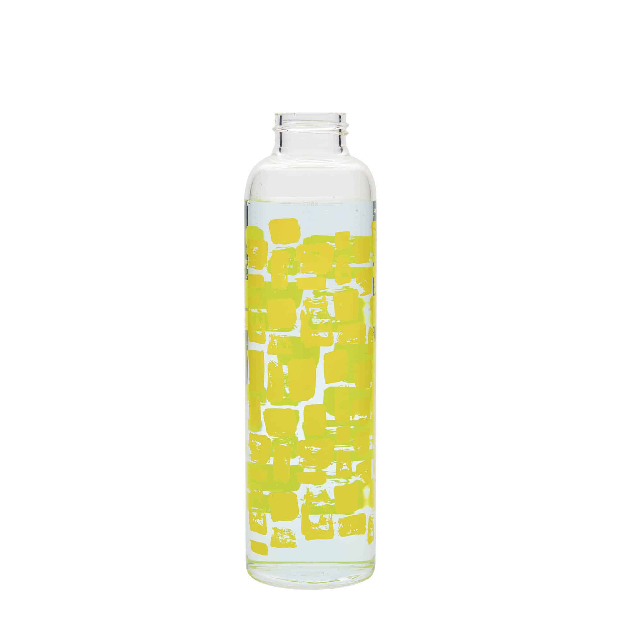 500 ml Garrafa de água 'Perseus', Motivo: Retângulos amarelos, boca: Tampa de rosca 500 ml Garrafa de água 'Perseus', Motivo: Retângulos amarelos, boca: Tampa de rosca
