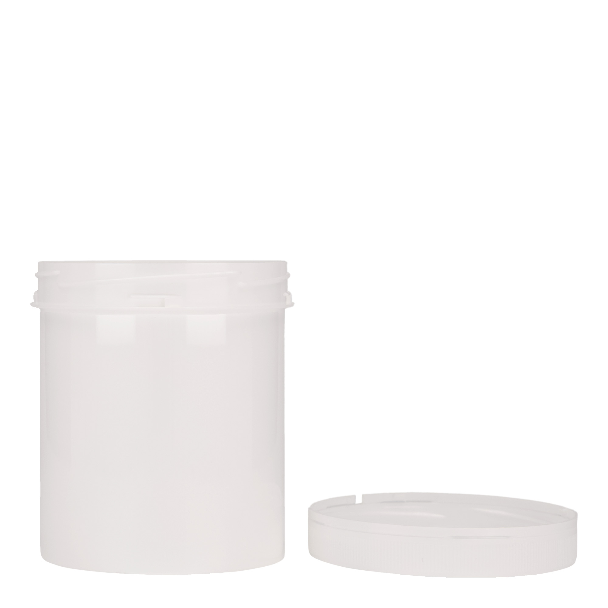500 ml frasco de plástico 'Securilock', PP, branco, abertura: tampa de rosca