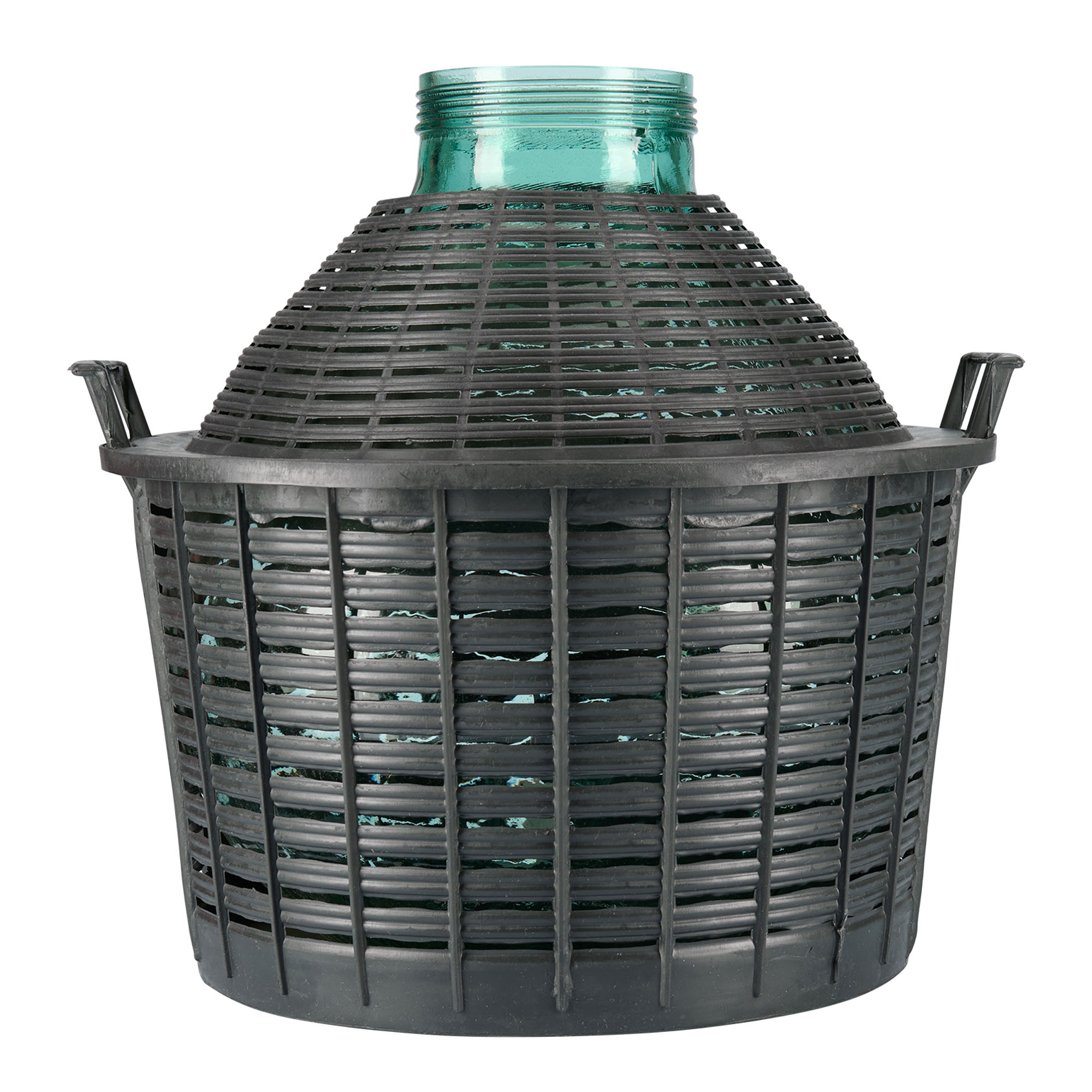 25 l garrafa de balão de boca larga, vidro, boca: tampa de rosca