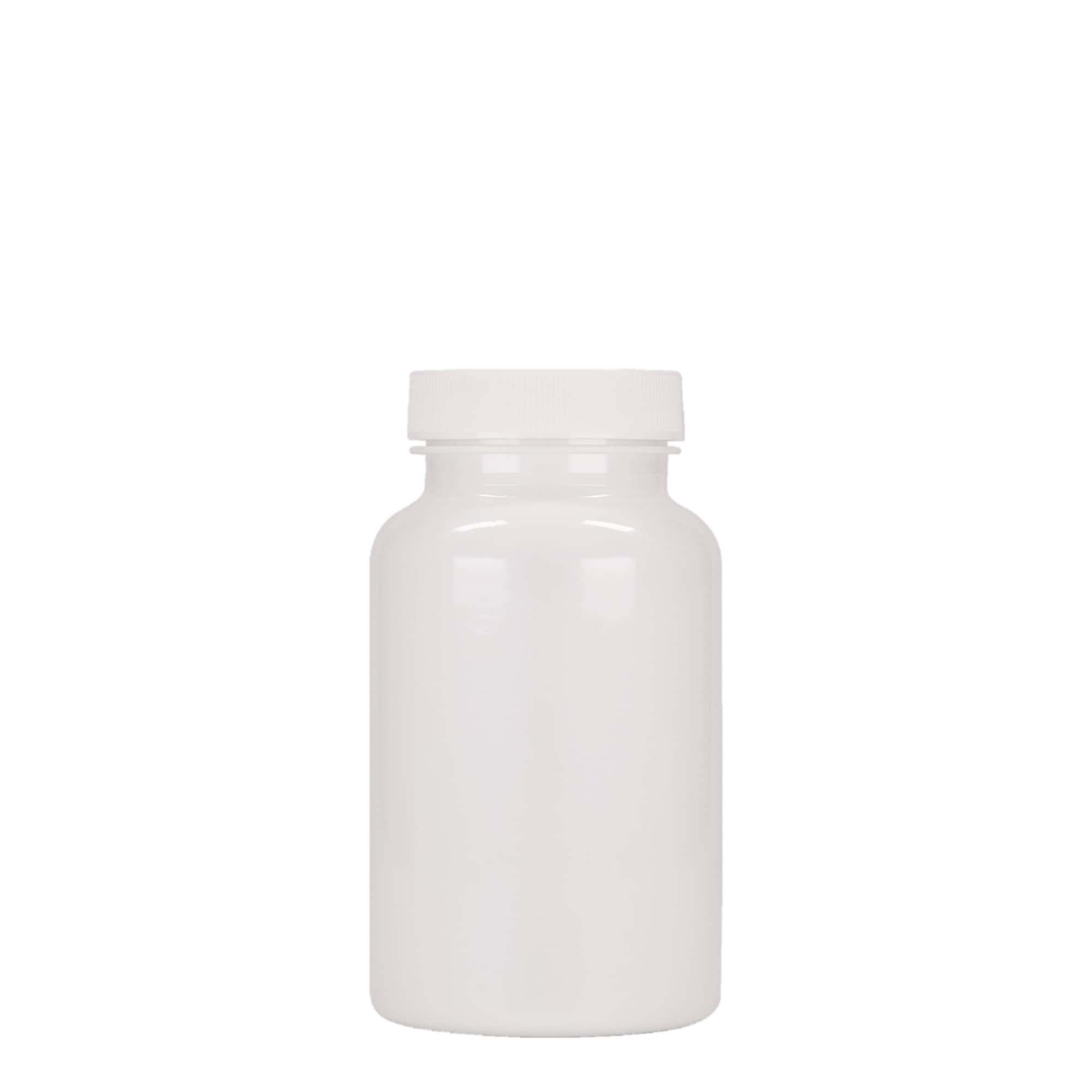 200 ml PET-frasco, plástico, branco, boca: 45/400