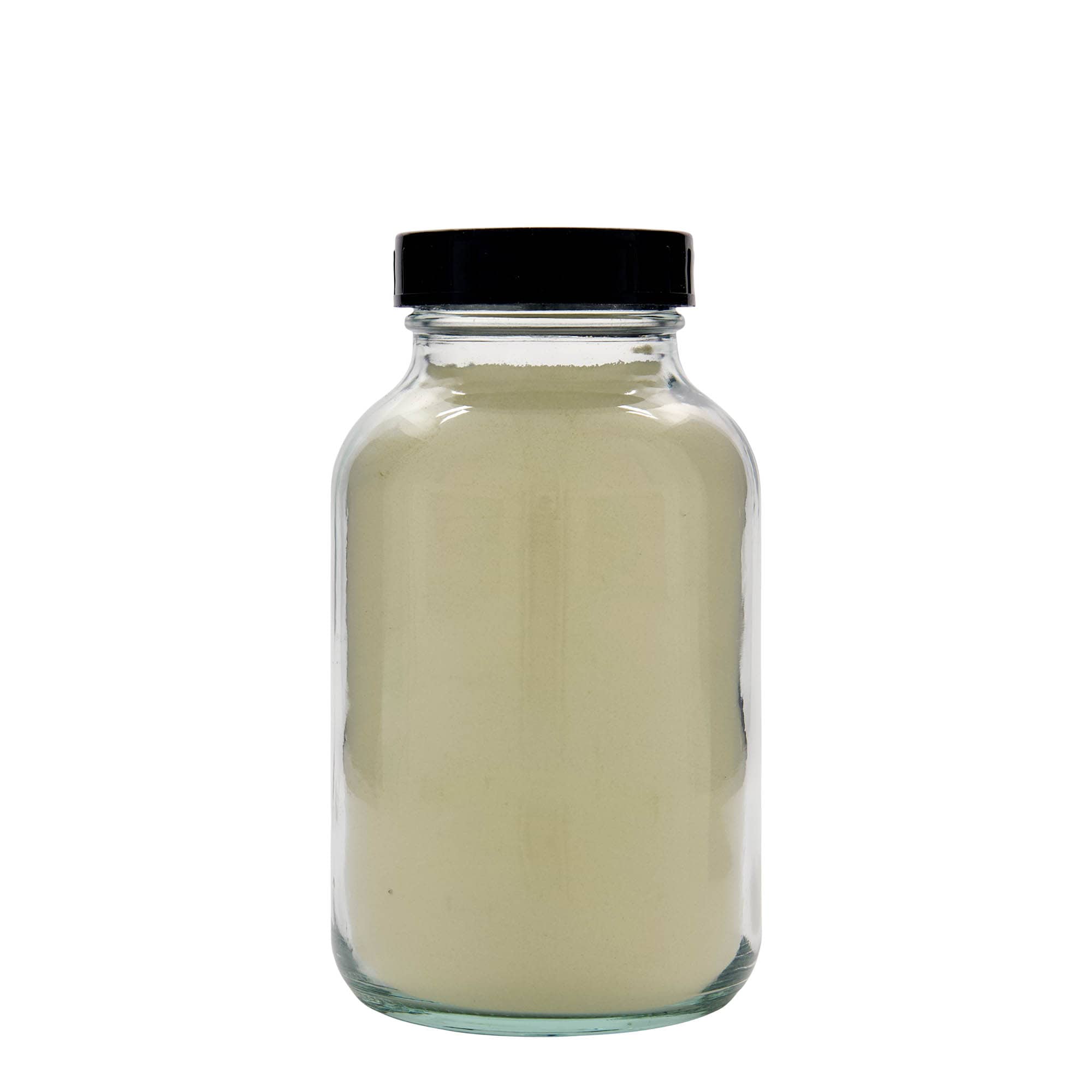 Frasco de boca larga de 1.000 ml, abertura: DIN 68