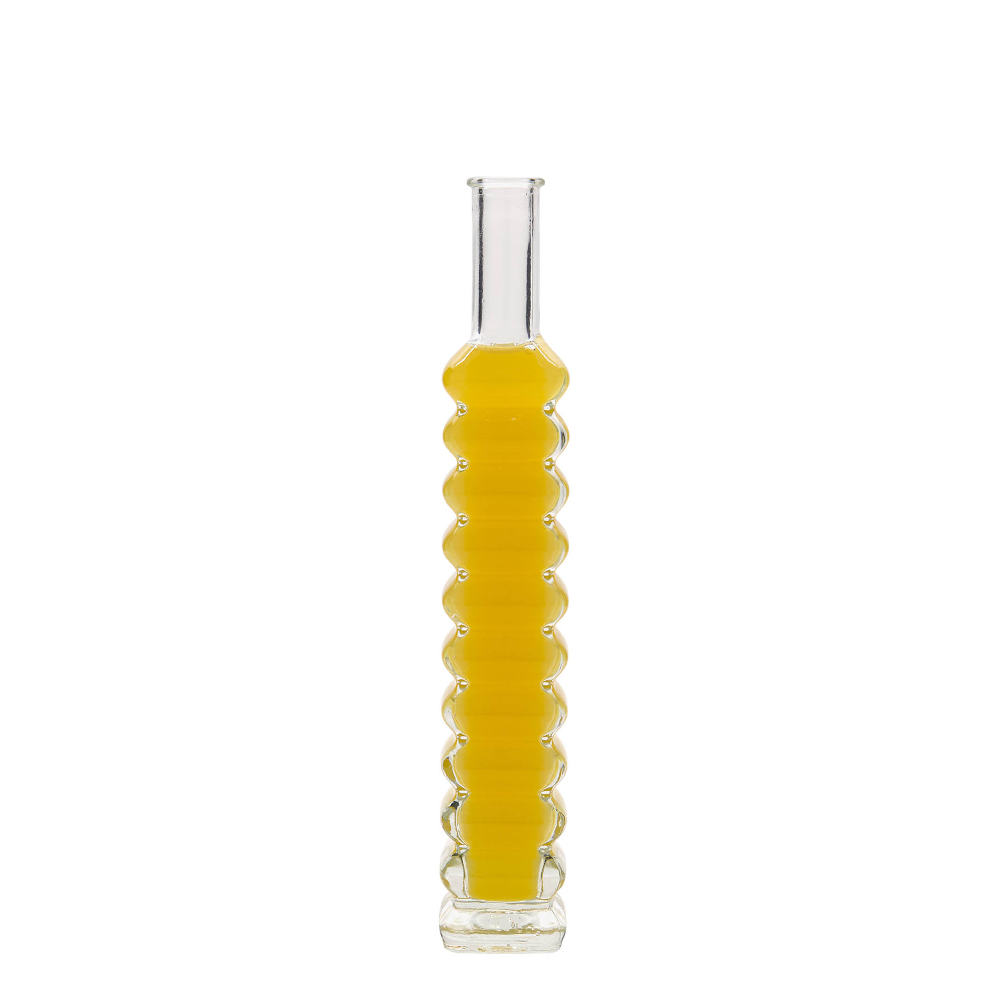 Frasco de vidro de 100 ml 'Roma', quadrado, boca: cortiça Frasco de vidro de 100 ml 'Roma', quadrado, boca: cortiça
