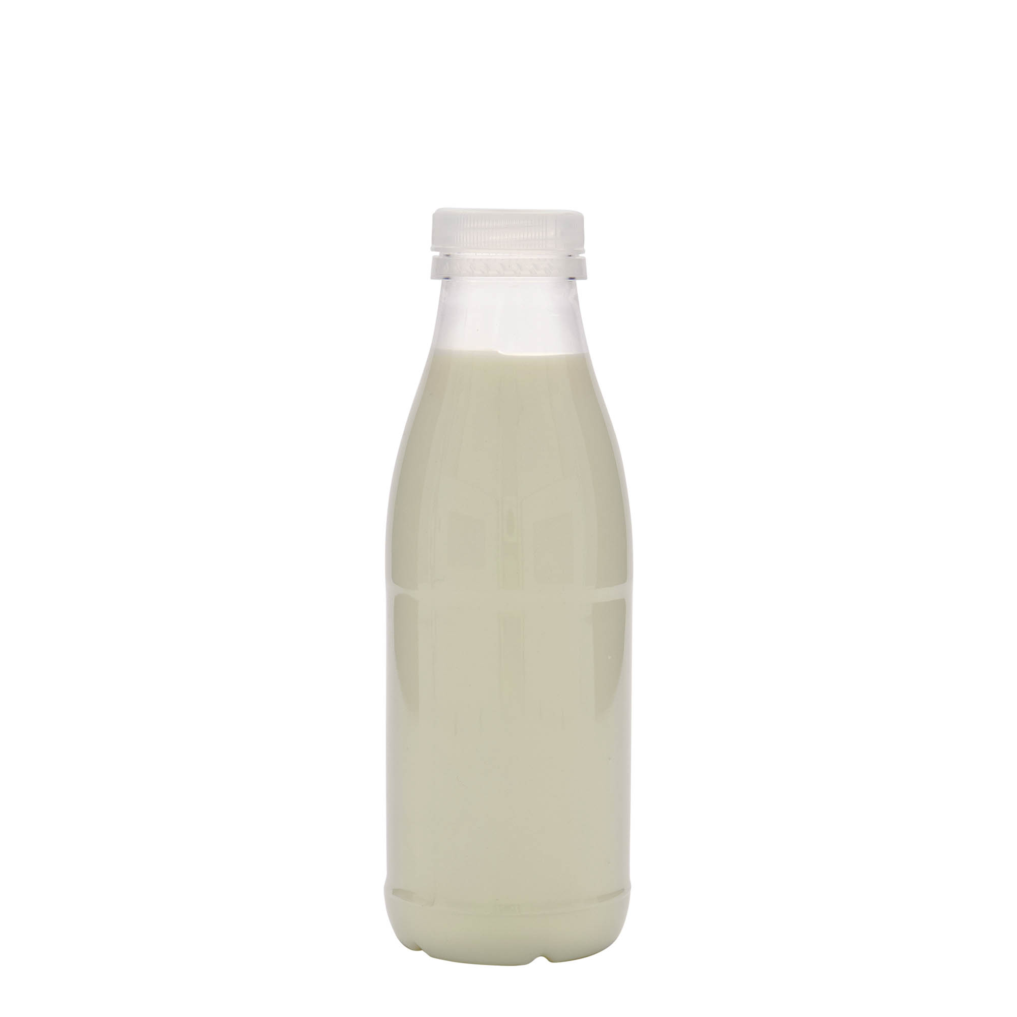 Garrafa PET 500 ml 'Milk and Juice', plástico, boca: 38 mm