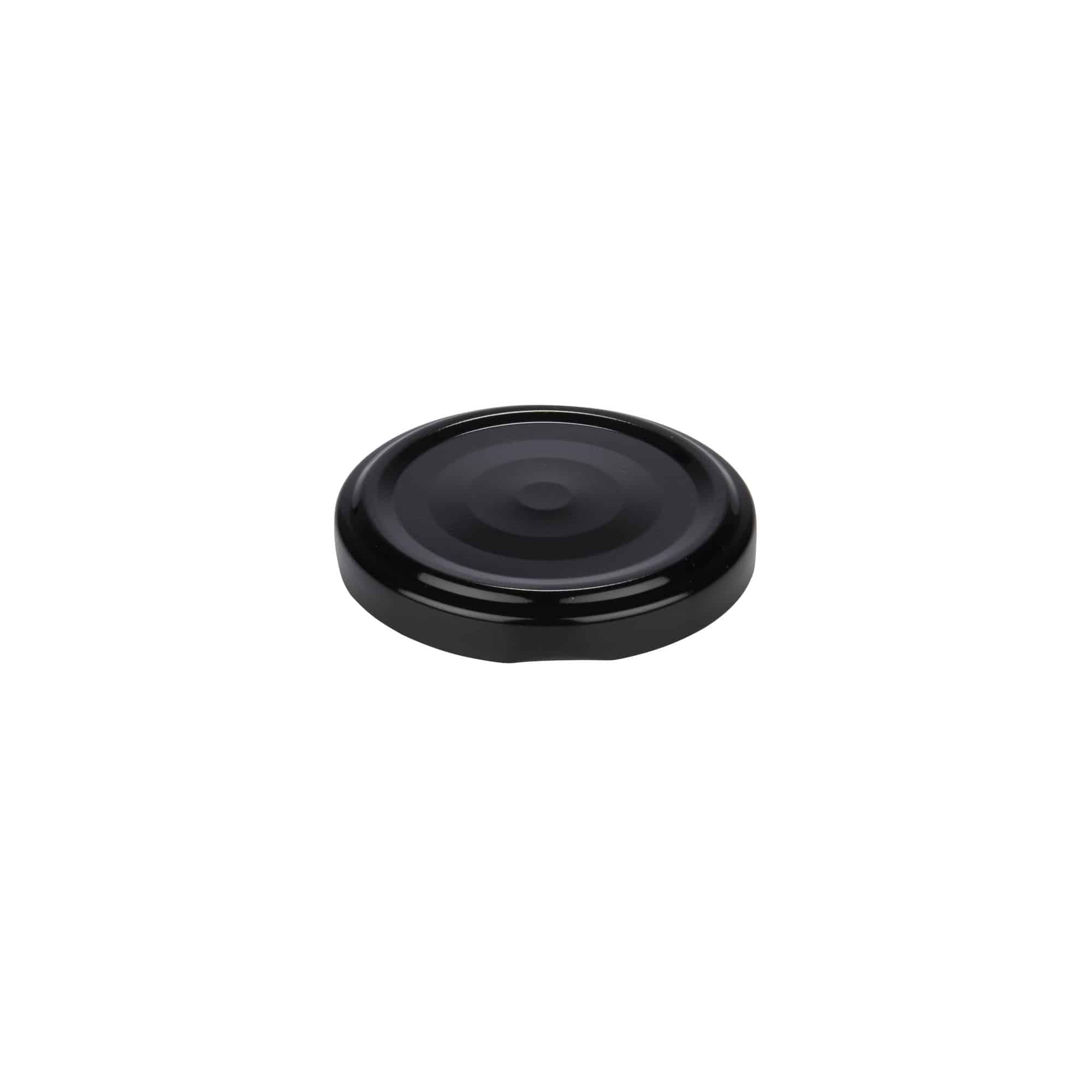 Tampa Twist-Off, folha de flandres, preto, para boca: TO 58