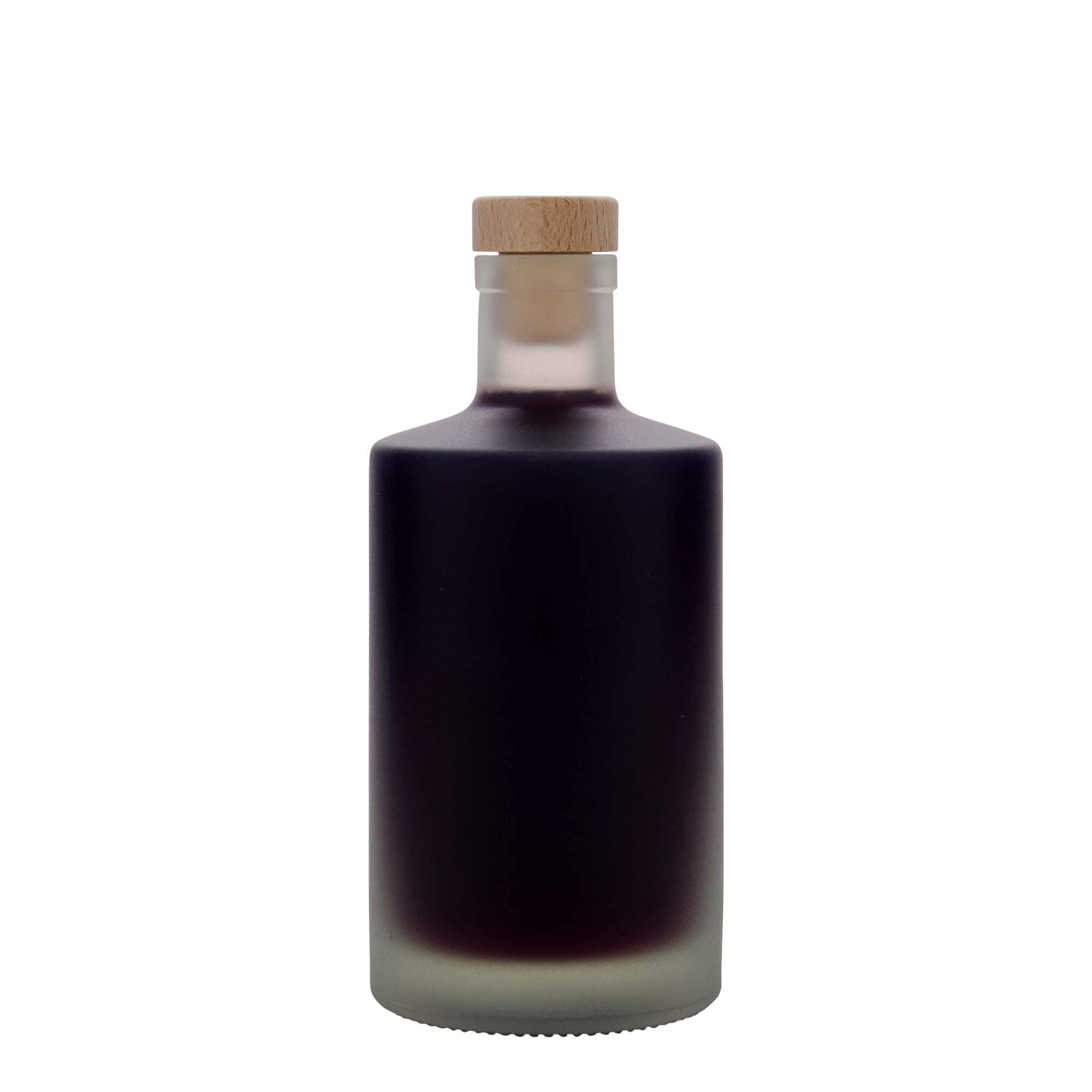 Garrafa de vidro de 500 ml 'Caroline', congelada, boca: cortiça