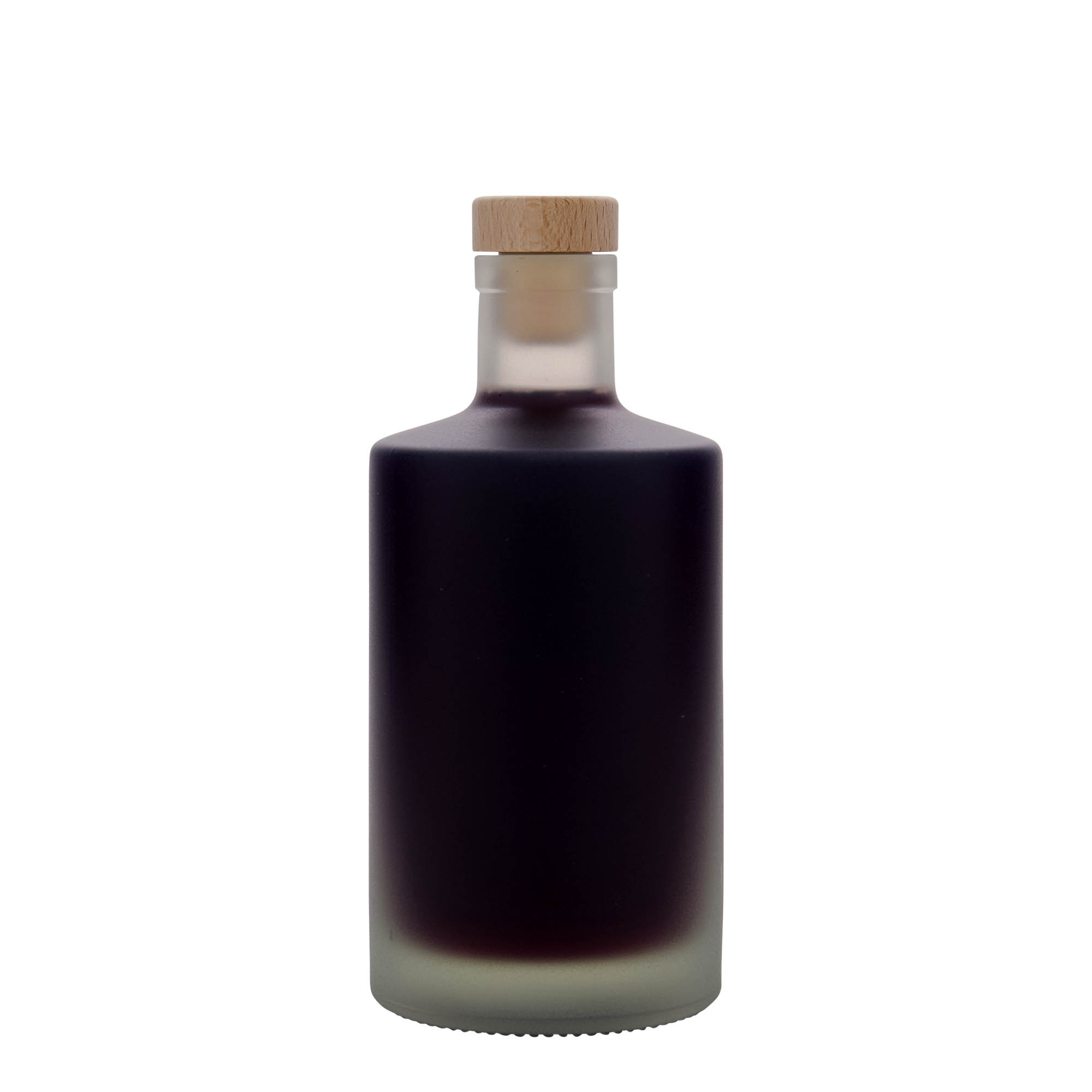 Garrafa de vidro de 500 ml 'Caroline', congelada, boca: cortiça